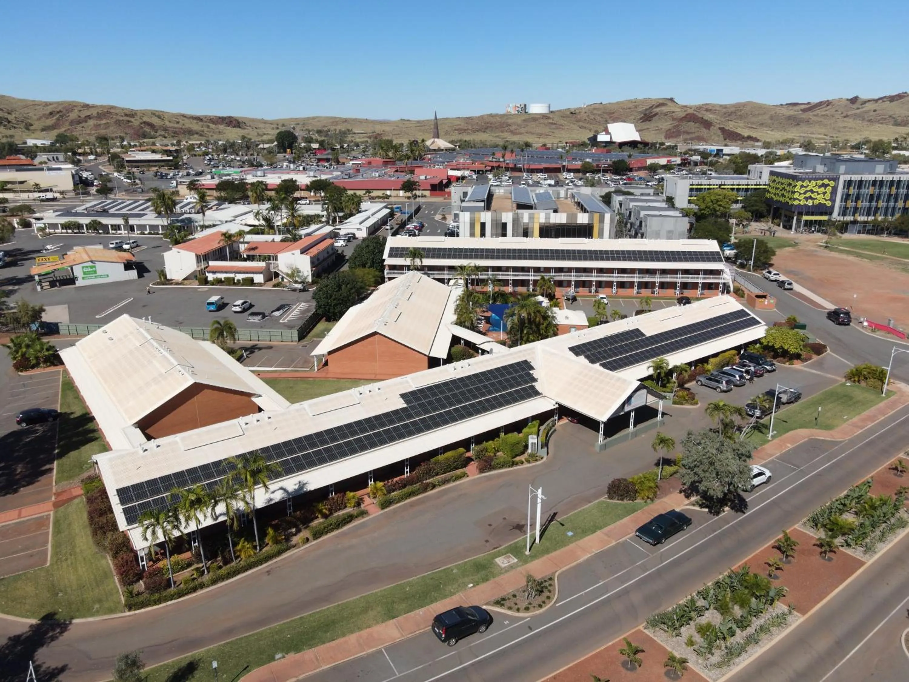City view in Karratha Central Apartments