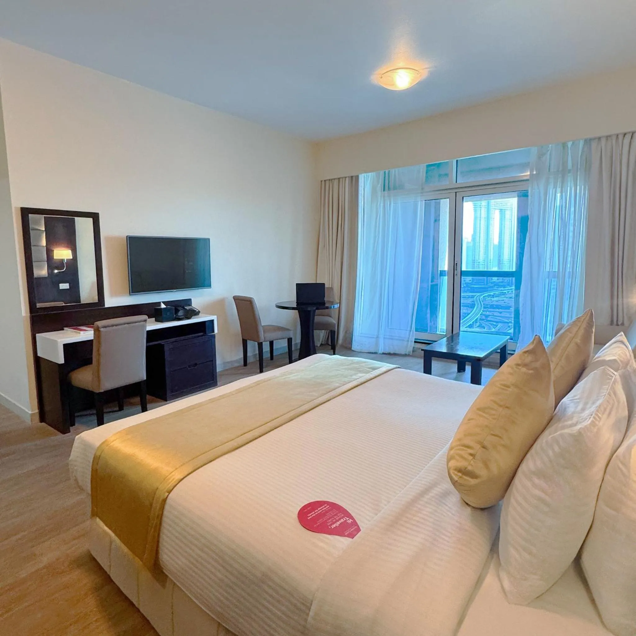 Bed in Emirates Grand Hotel