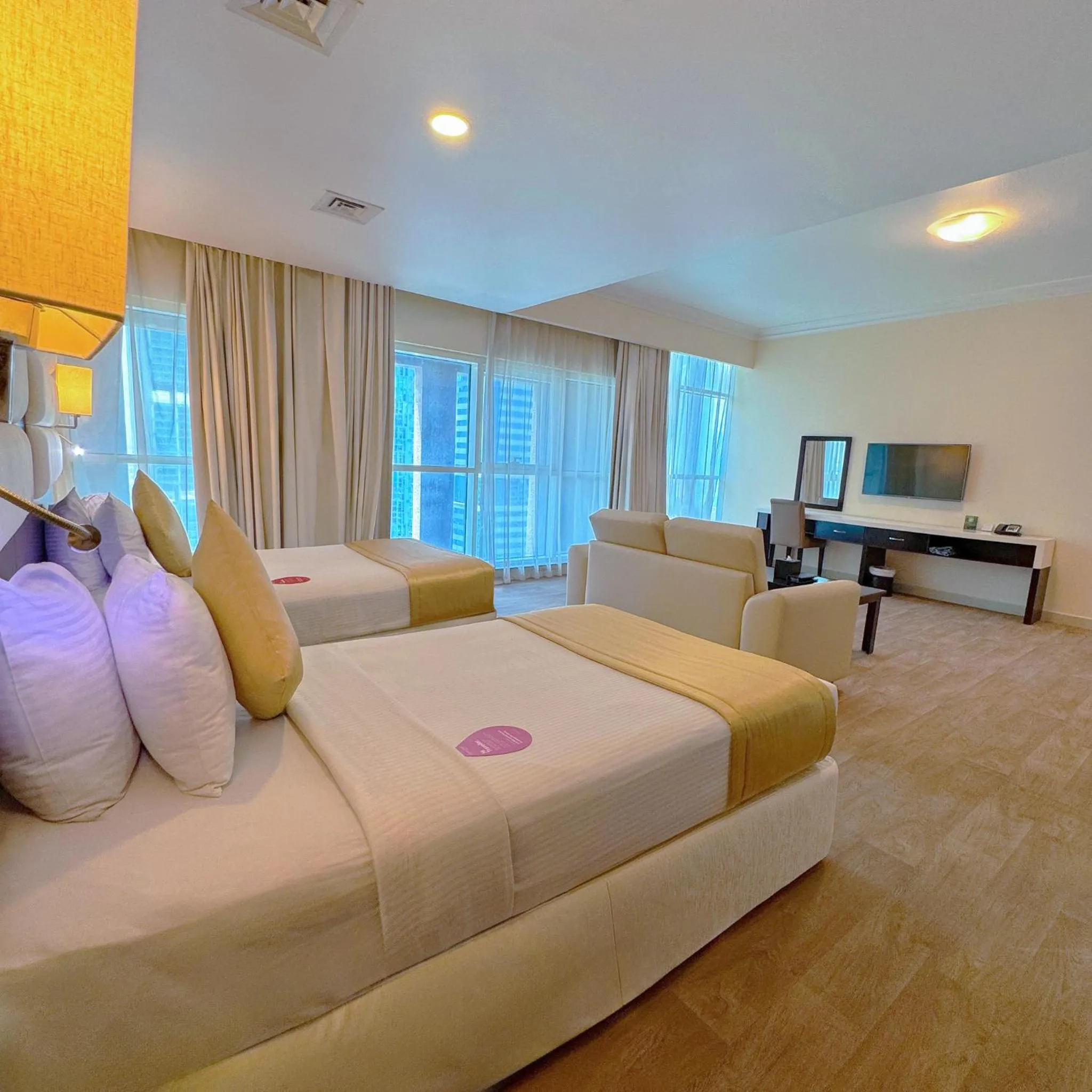 Photo of the whole room, Bed in Emirates Grand Hotel