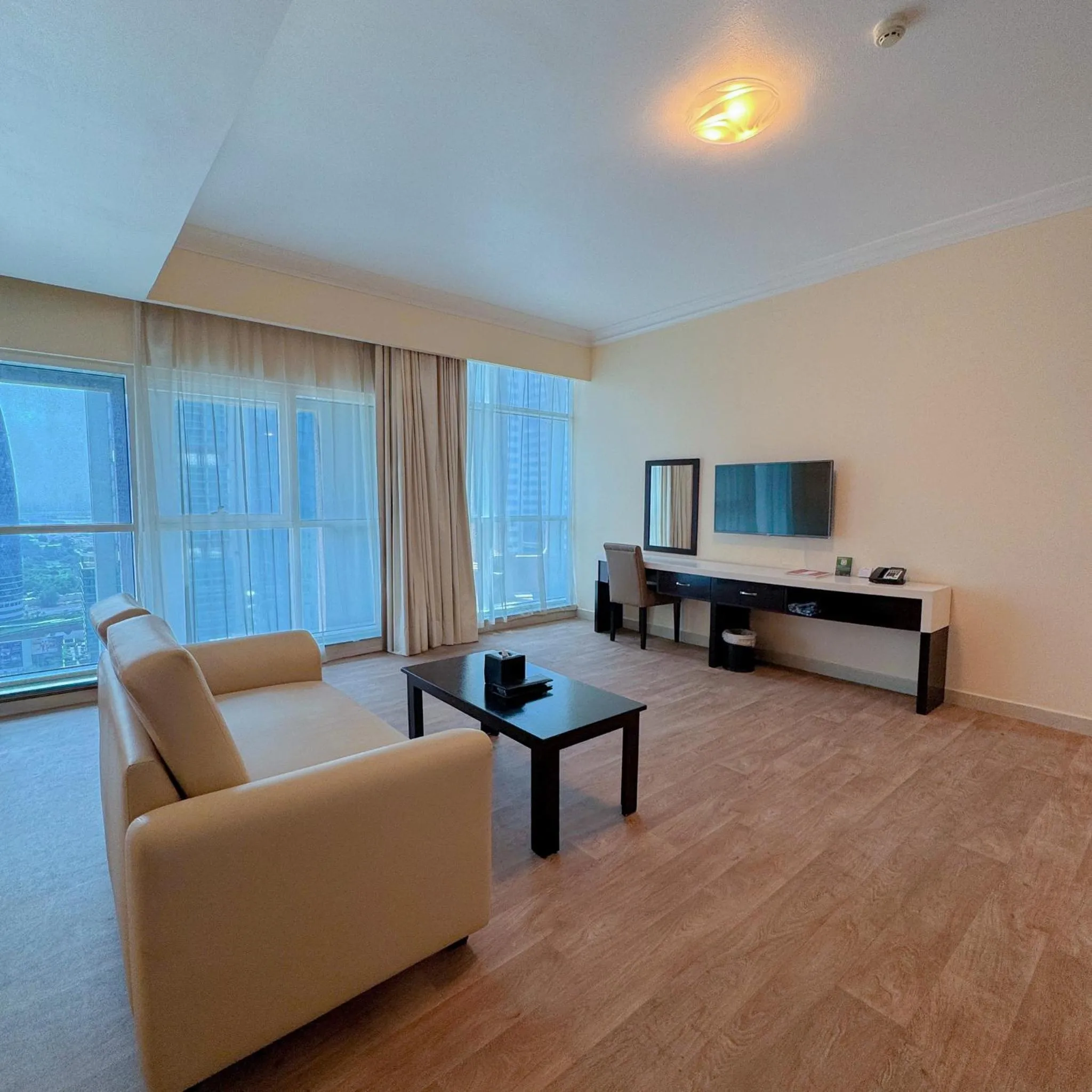 Seating area in Emirates Grand Hotel