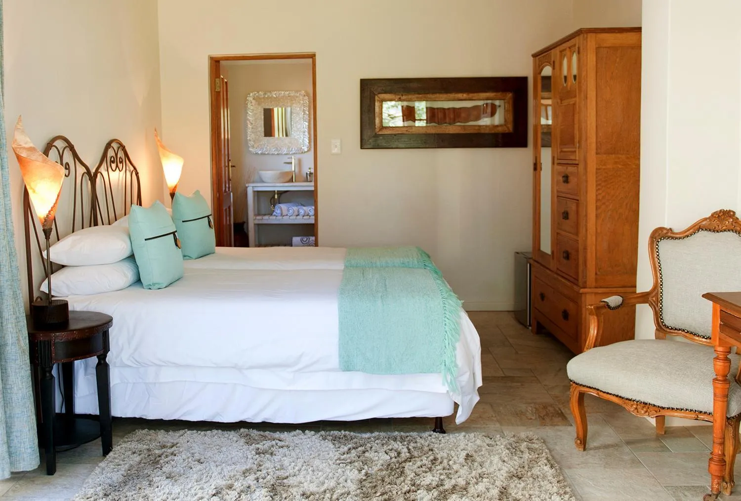 Bed in Cultivar Boutique Hotel