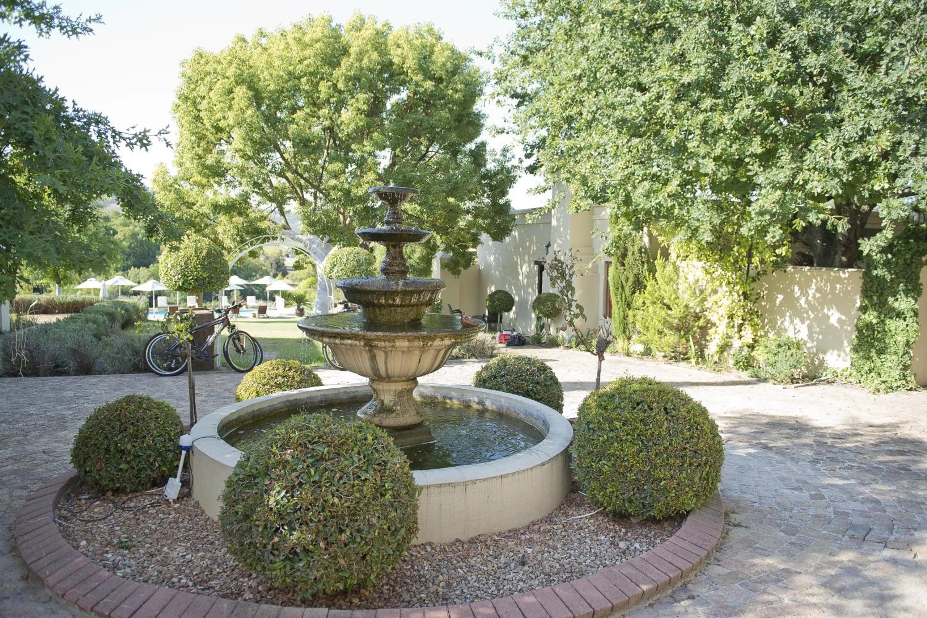 Inner courtyard view in Cultivar Boutique Hotel