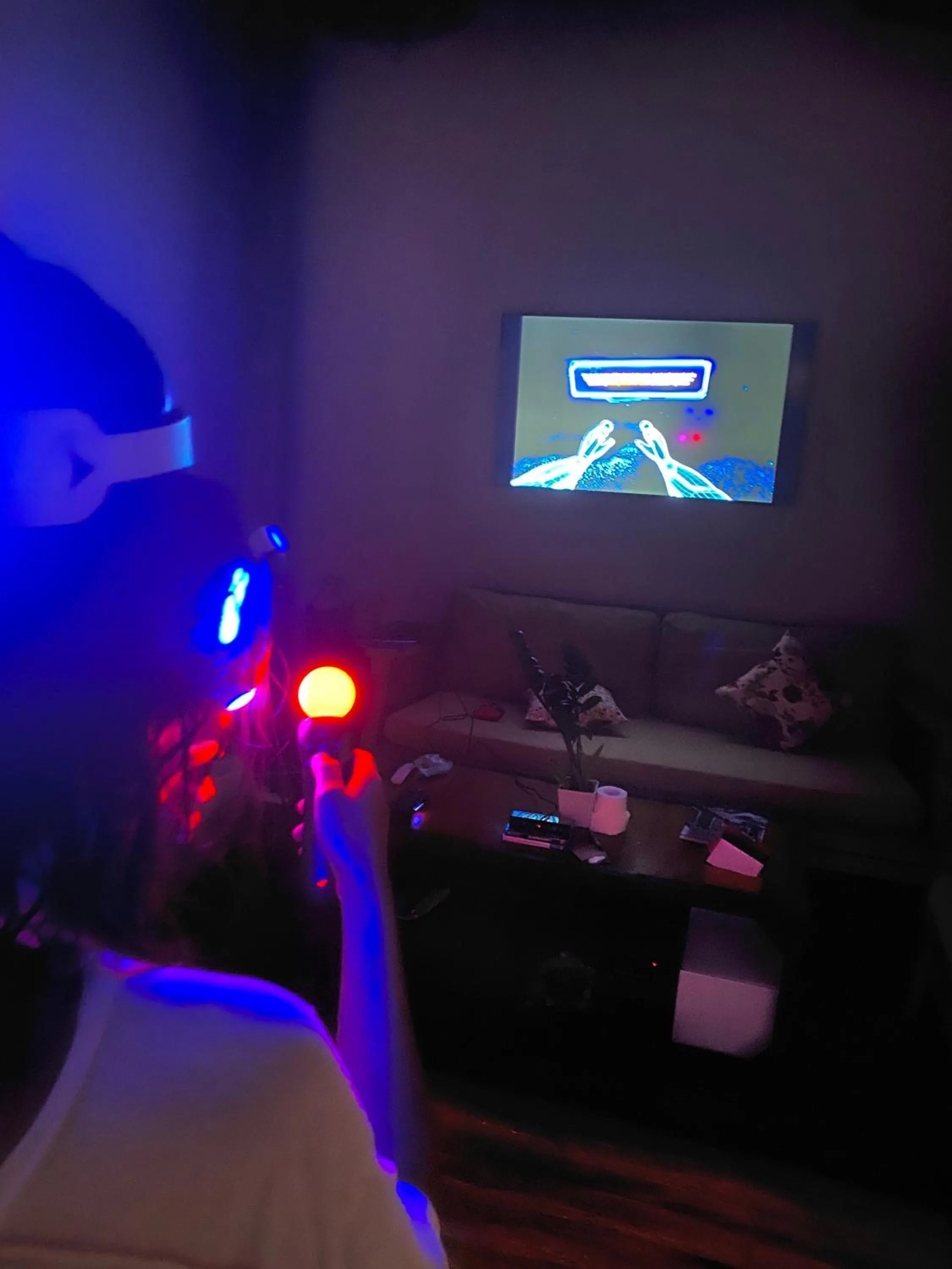 Communal lounge/ TV room in Villa Bhuvana with private swimming pool