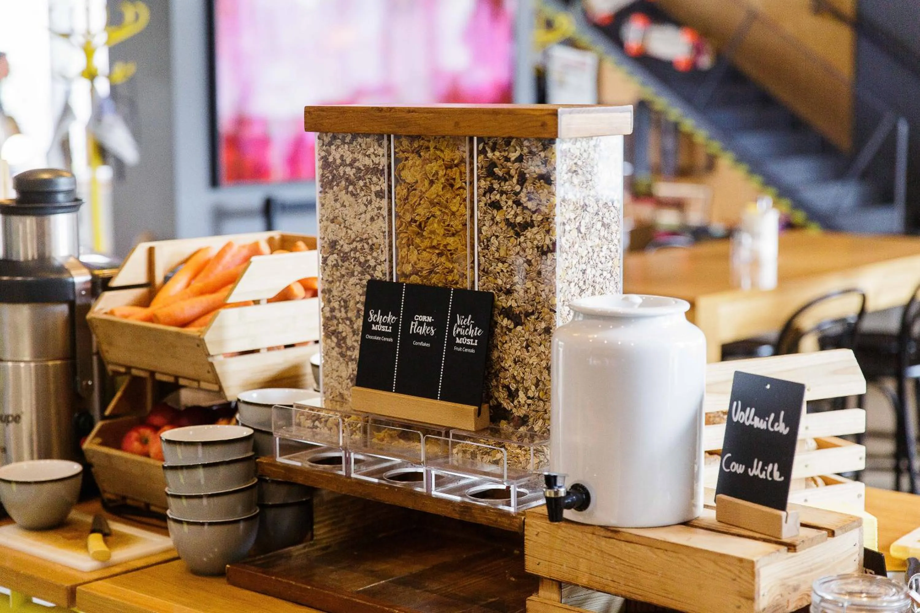 Breakfast in Hotel Schani Wien Hauptbahnhof