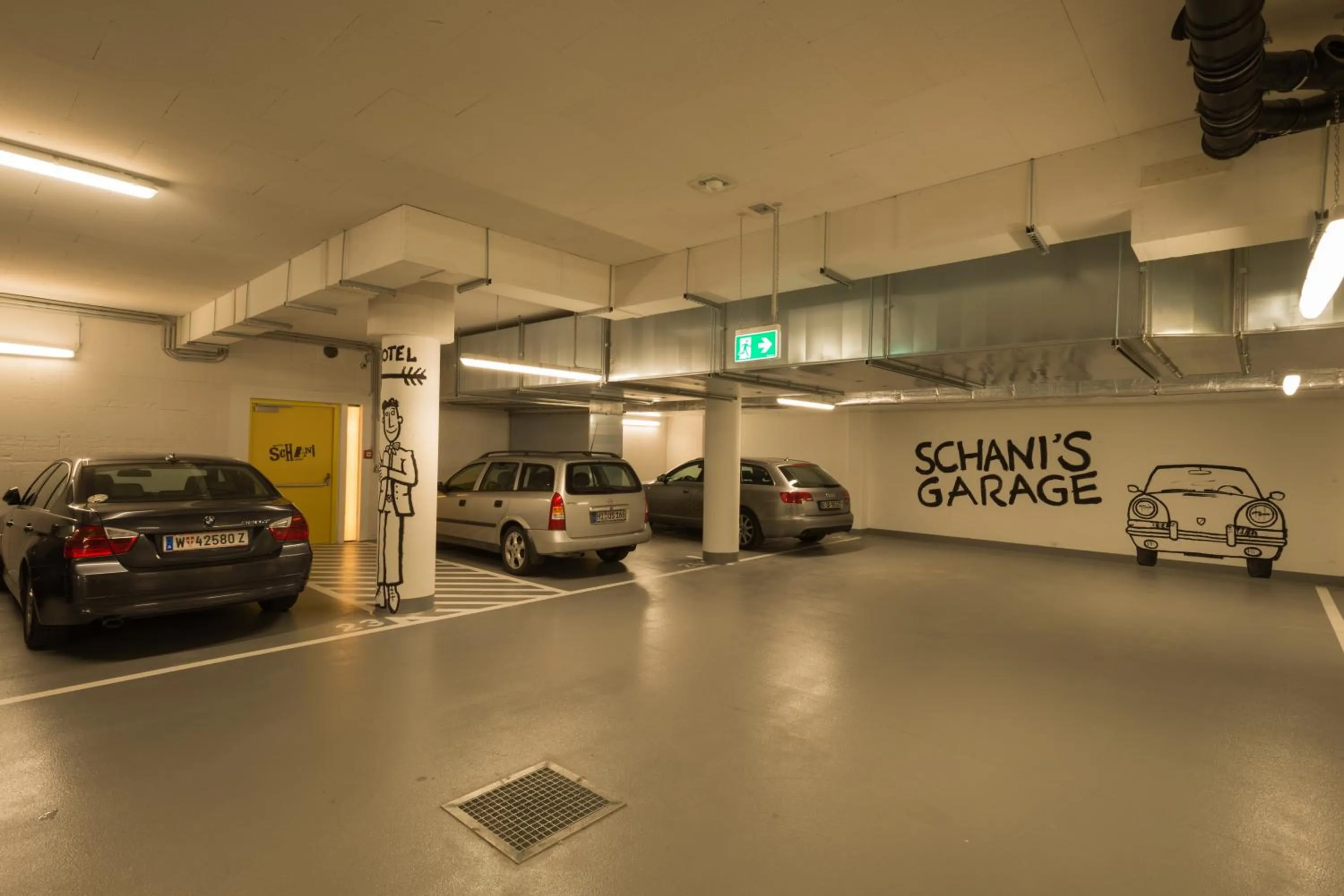 Decorative detail in Hotel Schani Wien Hauptbahnhof