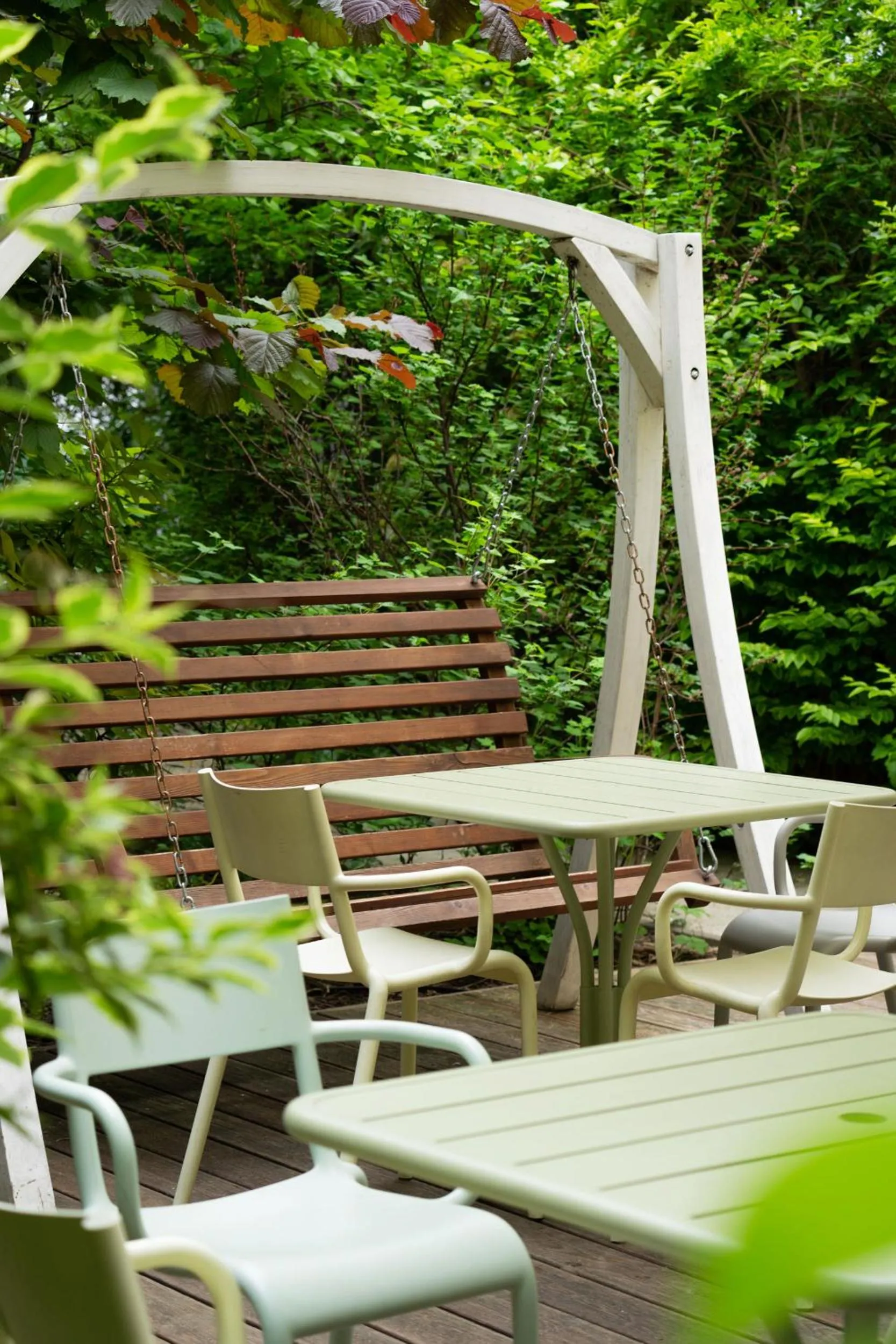 Garden in Hotel Schani Wien Hauptbahnhof