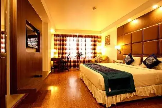 Bed in The Atrium Boutique Hotel Bed in The Atrium Boutique Hotel