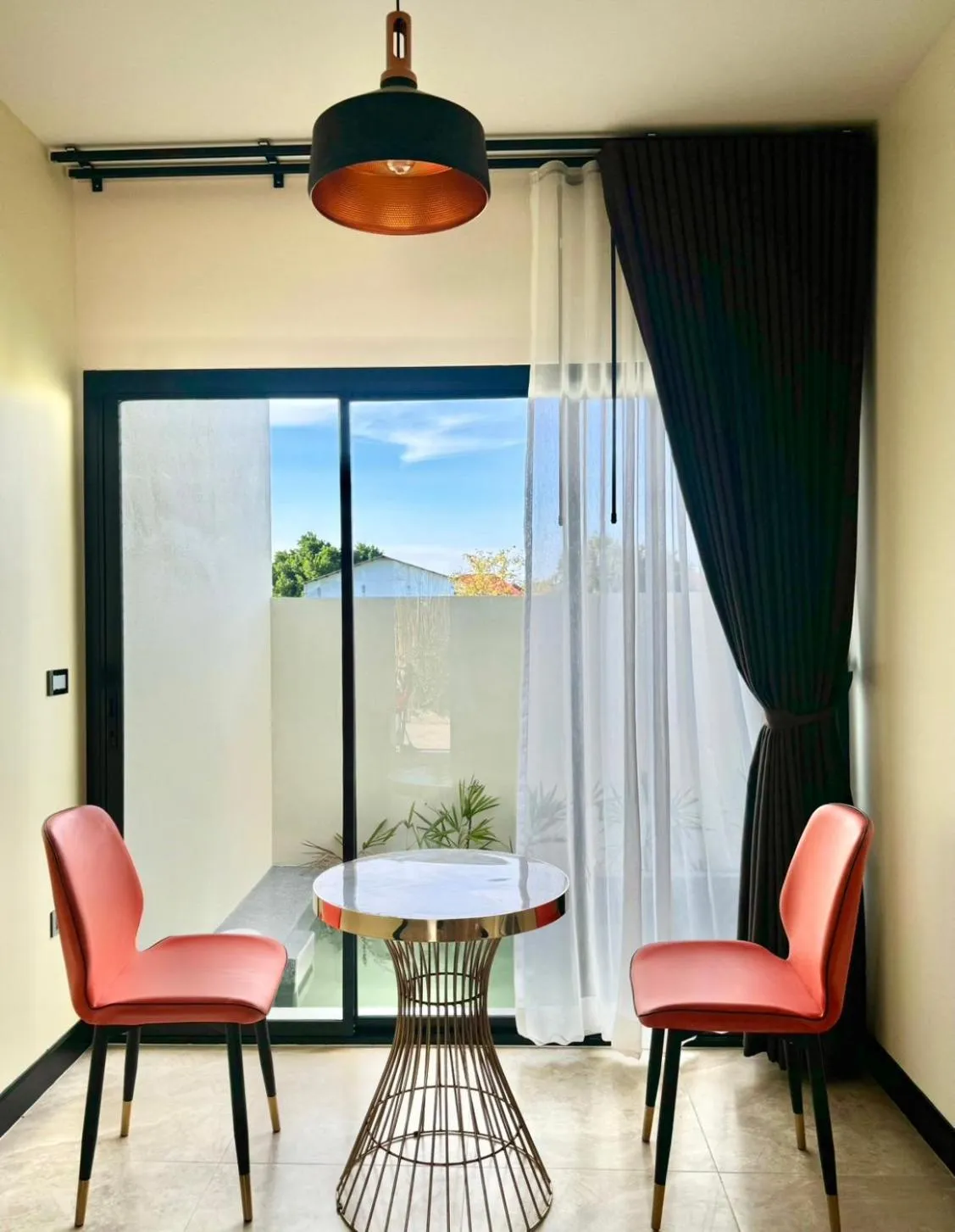 Seating area in R resident resort