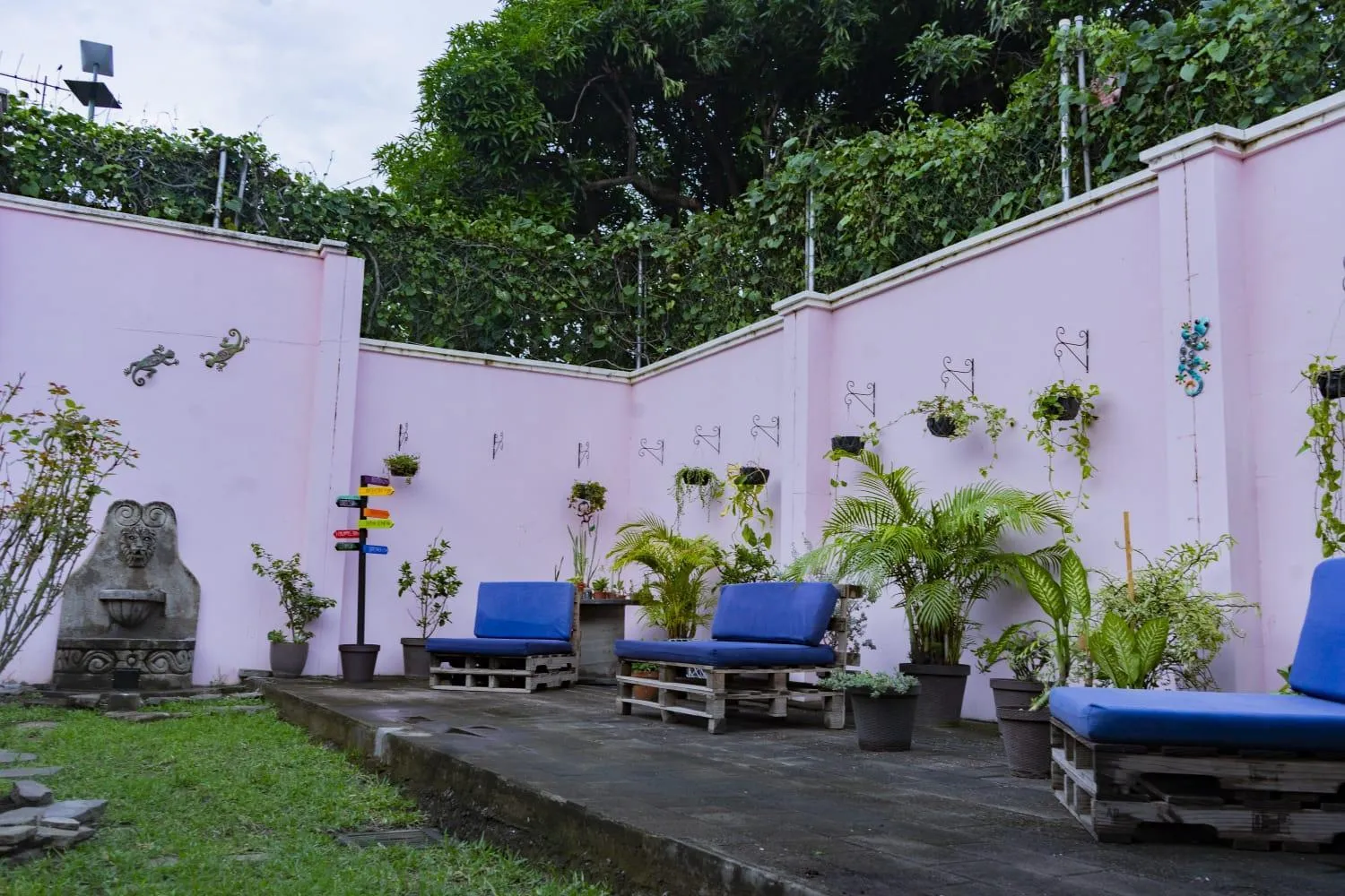 Patio in Hostal Casa Luna