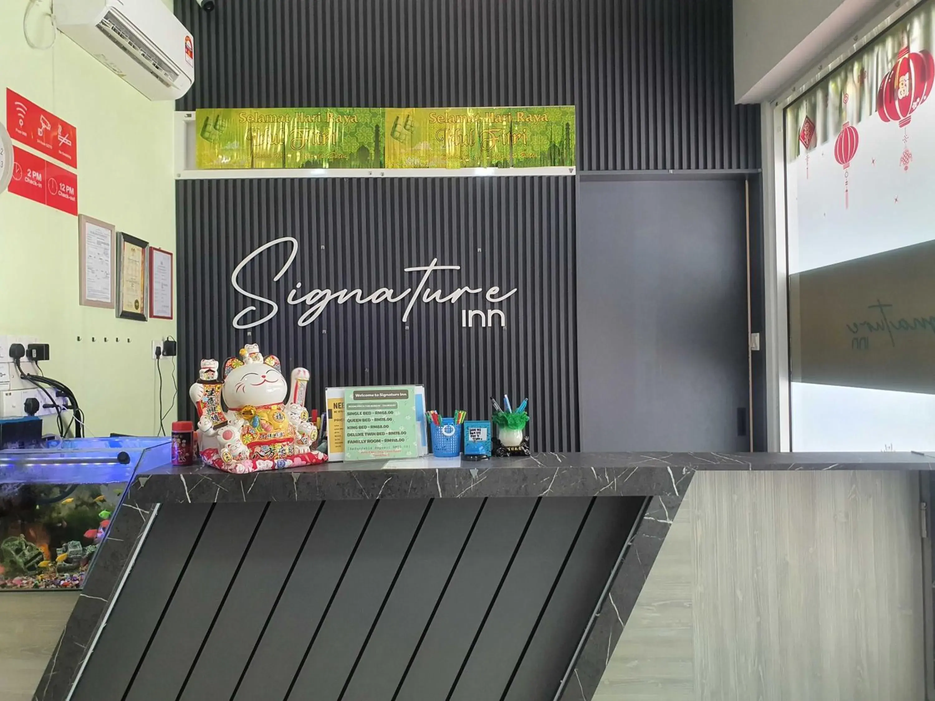 Lobby or reception in Hotel O Signature Inn Miri Lobby or reception in Hotel O Signature Inn Miri