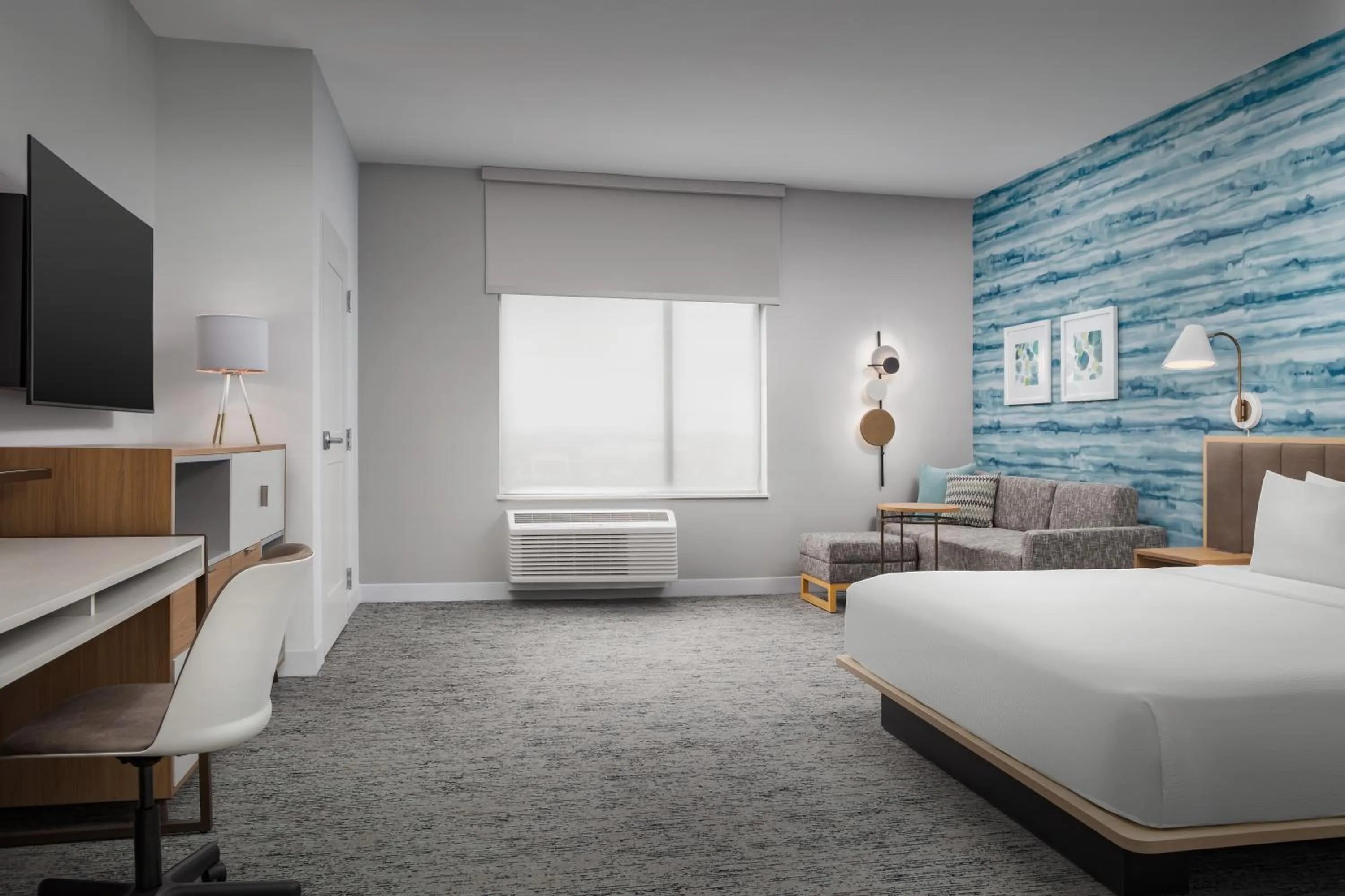 Bed in TownePlace Suites by Marriott Forney