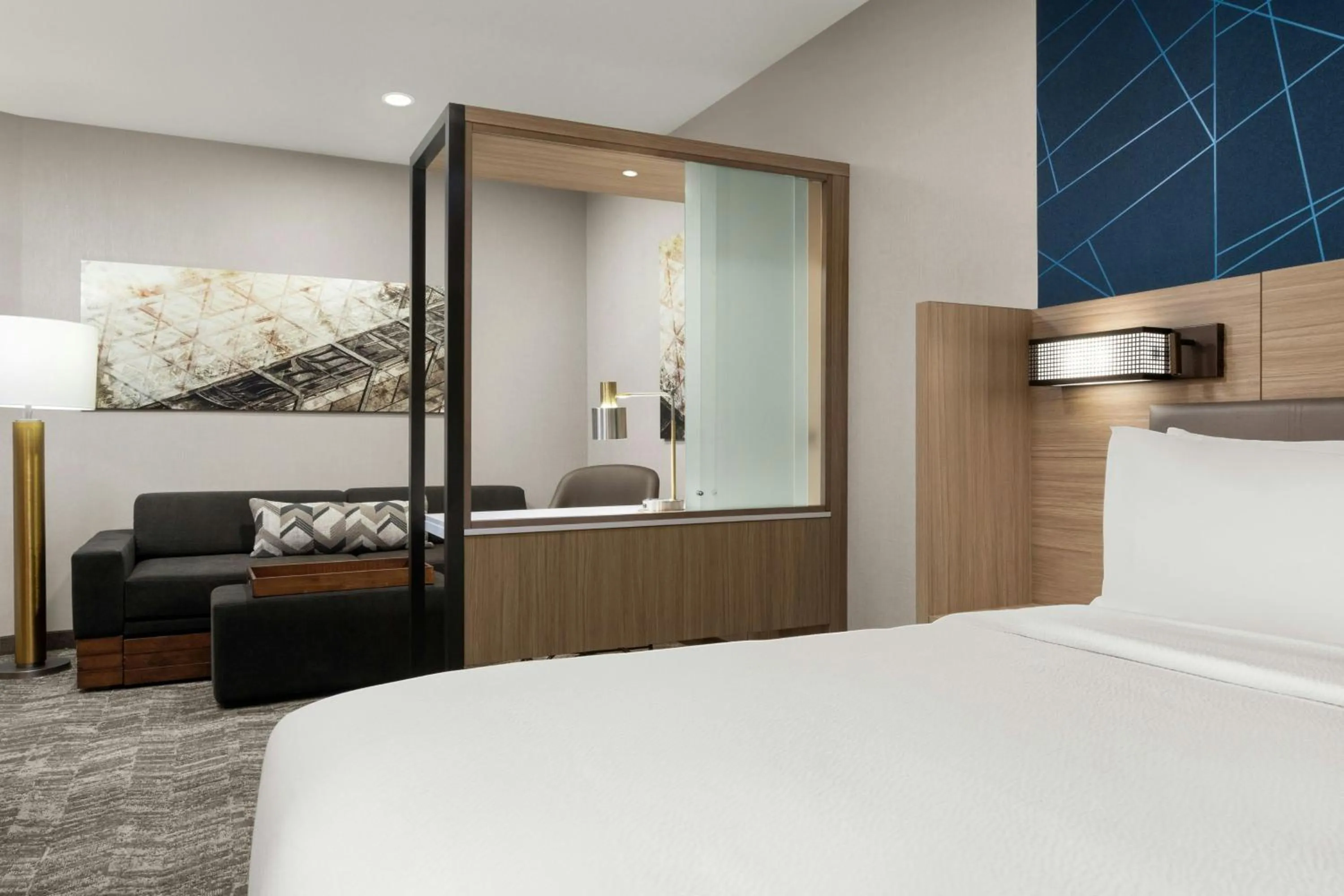 Living room, Bed in SpringHill Suites by Marriott Kanab