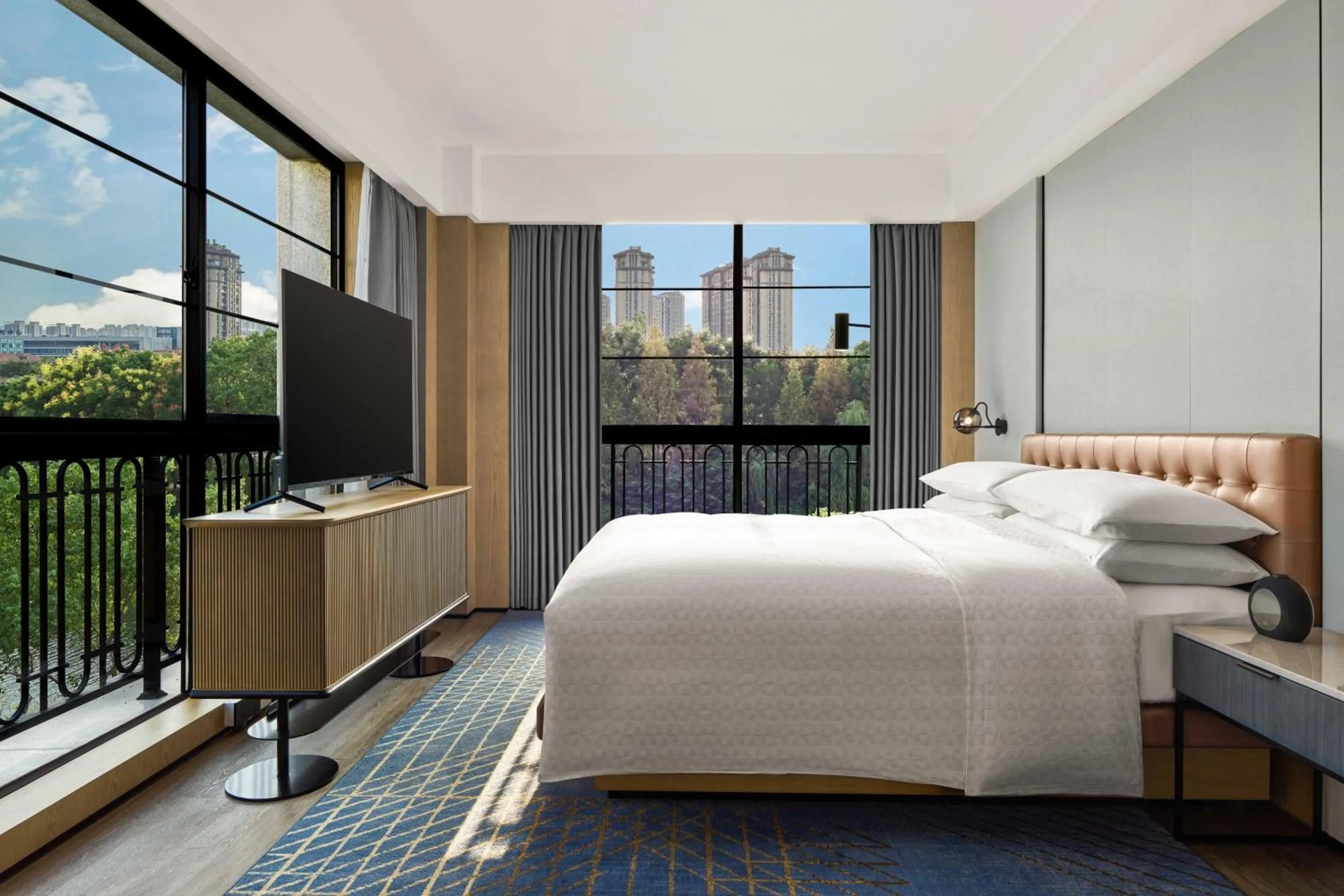 Bedroom, Bed in Four Points by Sheraton Huzhou, Nanxun