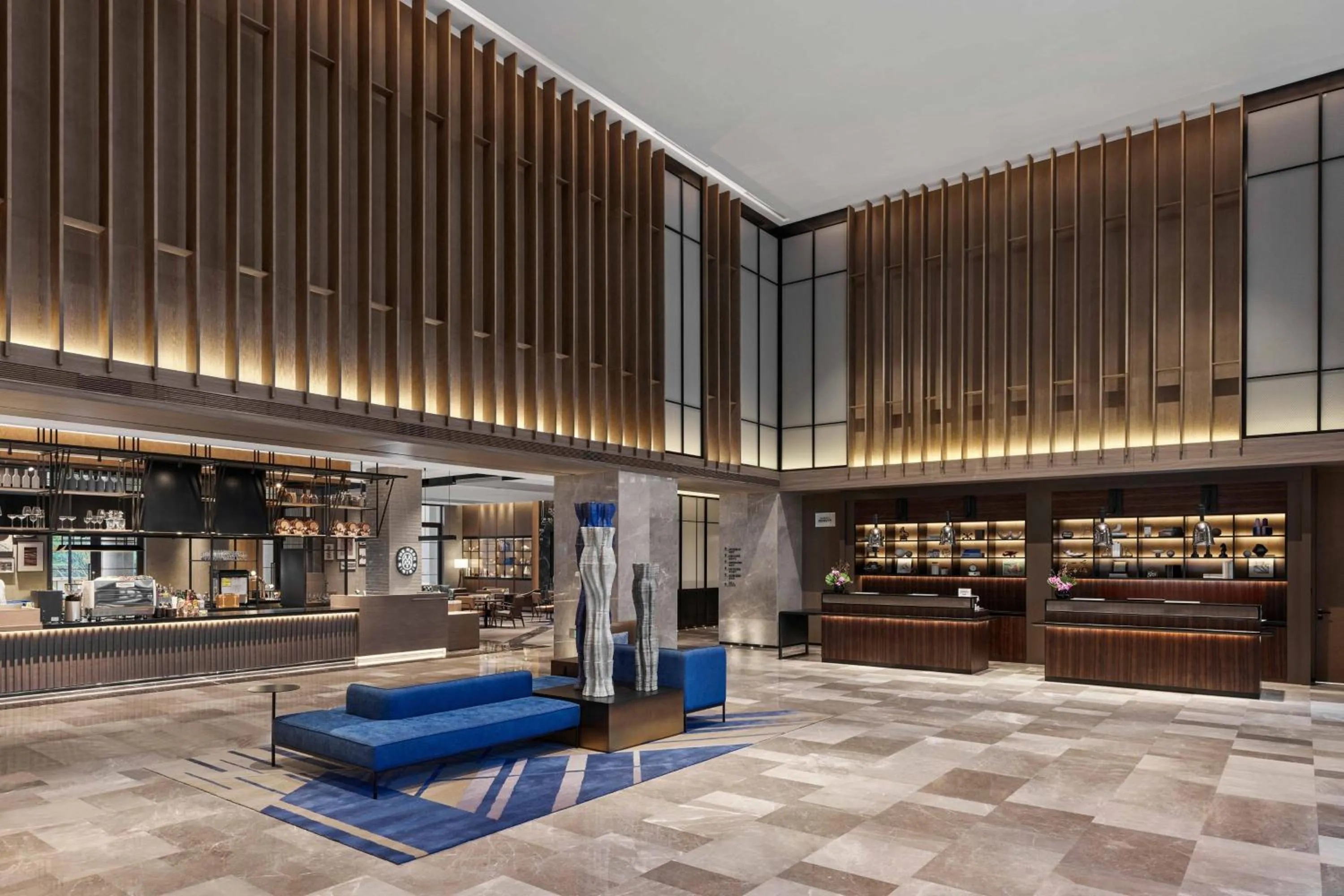 Lobby or reception in Four Points by Sheraton Huzhou, Nanxun