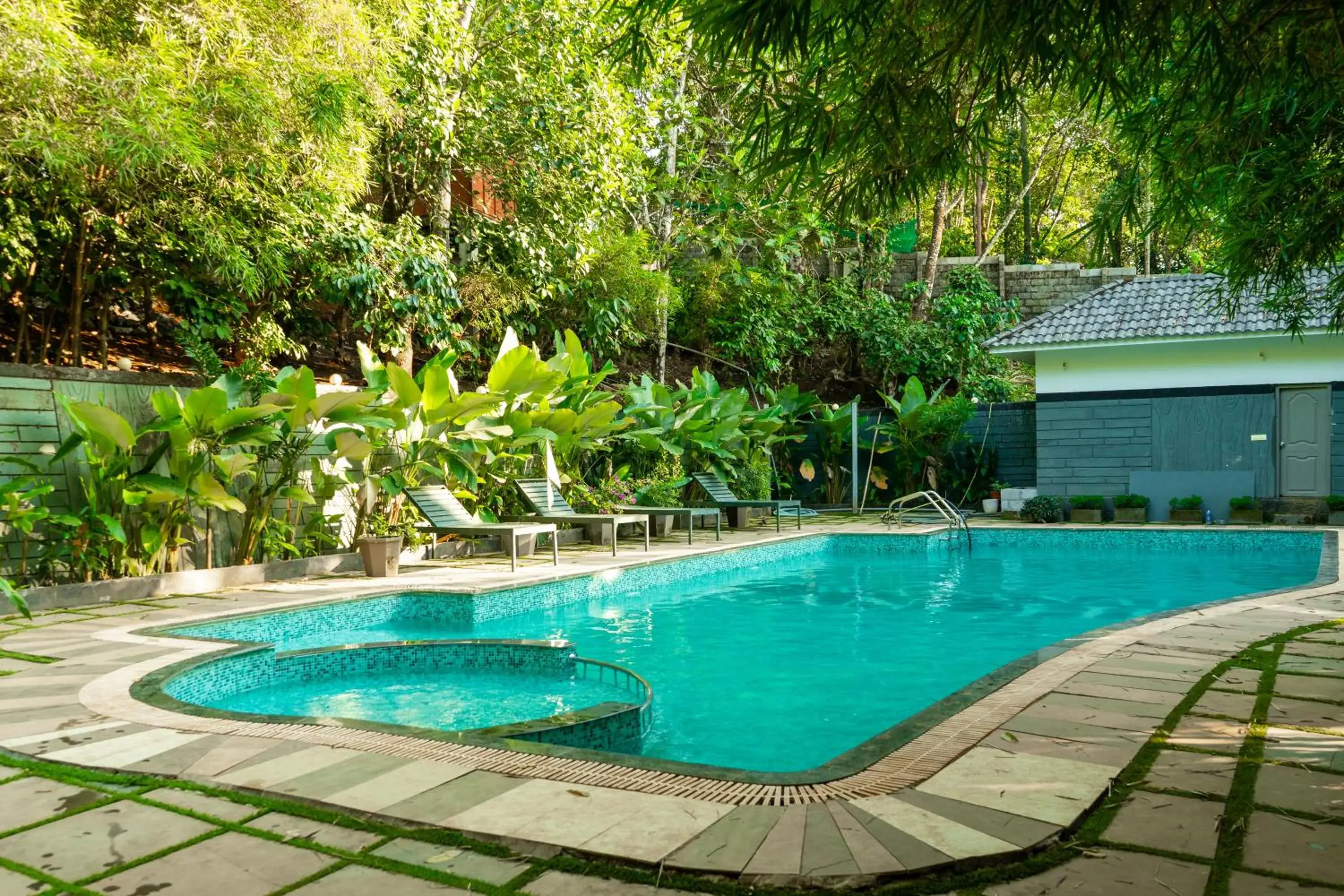 Swimming pool in Wayanad Ranches Resorts Swimming pool in Wayanad Ranches Resorts
