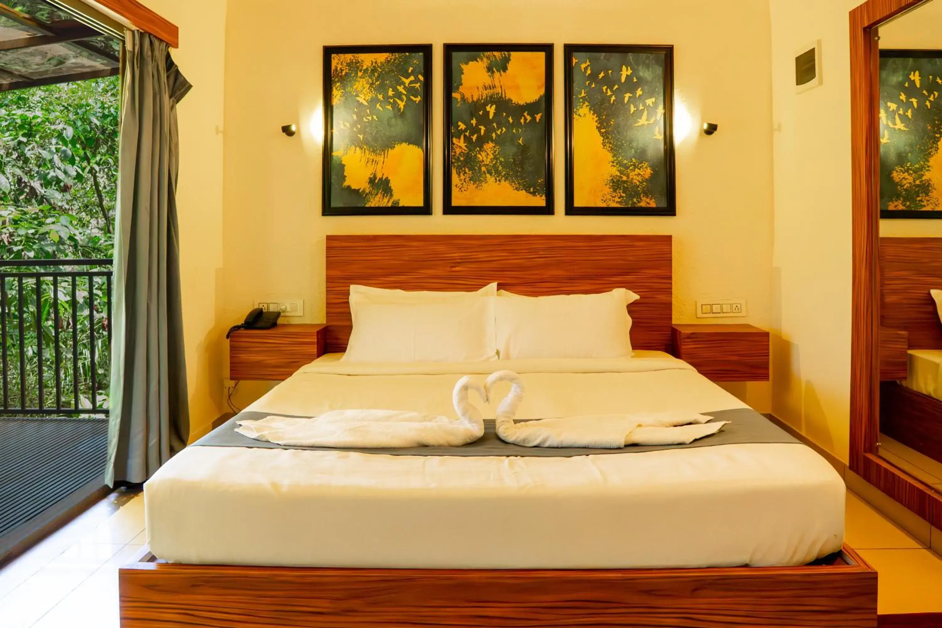 View (from property/room), Bed in Wayanad Ranches Resorts View (from property/room), Bed in Wayanad Ranches Resorts