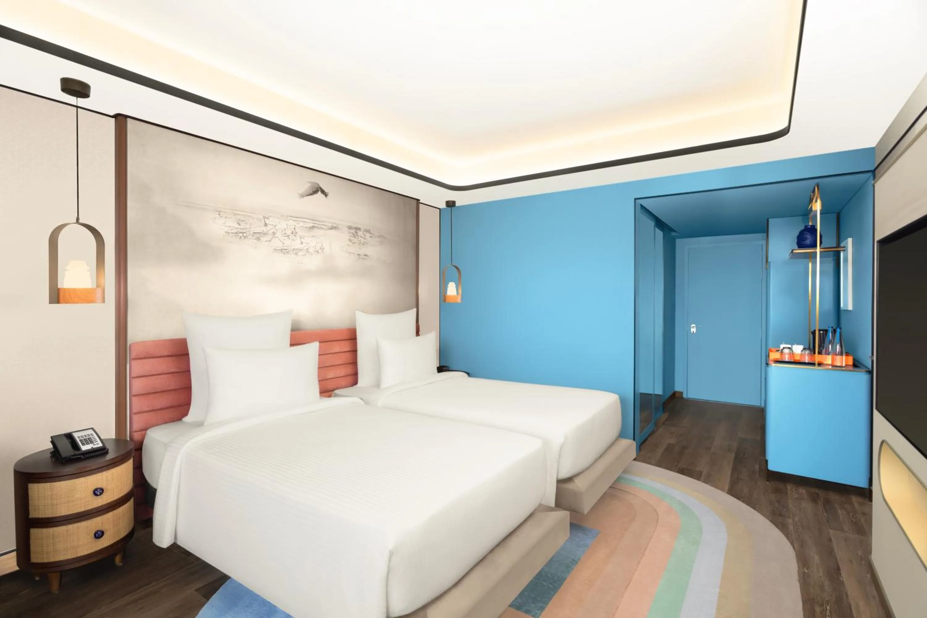 Bed in Novotel Goa Panjim