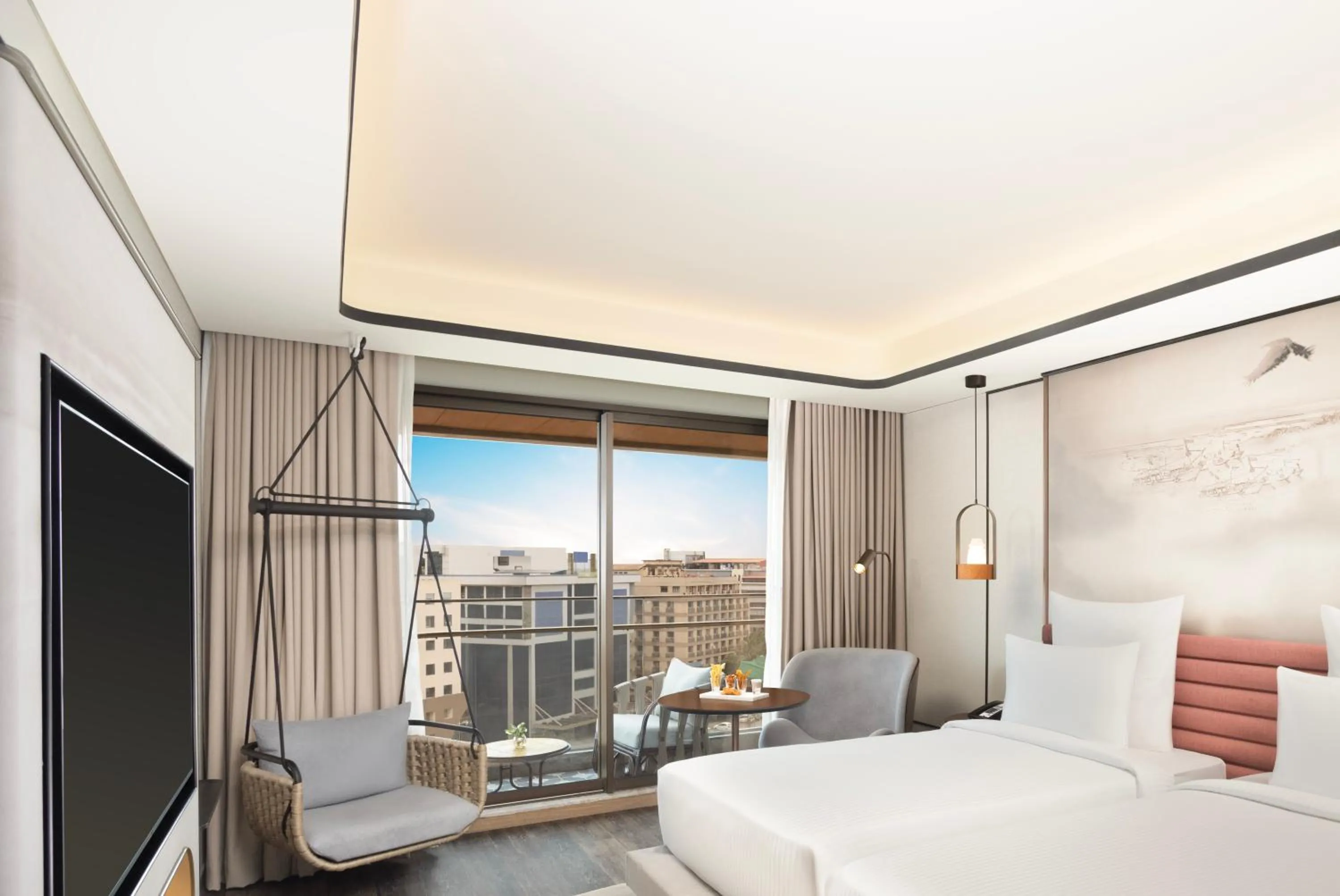 View (from property/room), Bed in Novotel Goa Panjim