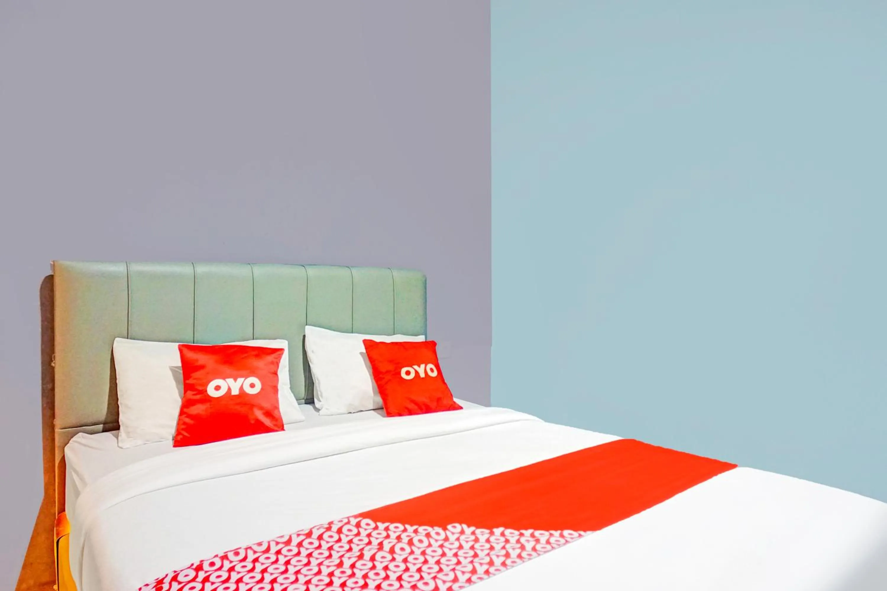 Bed in Hotel O Mandala Near Universitas Negeri Medan ( UNIMED )