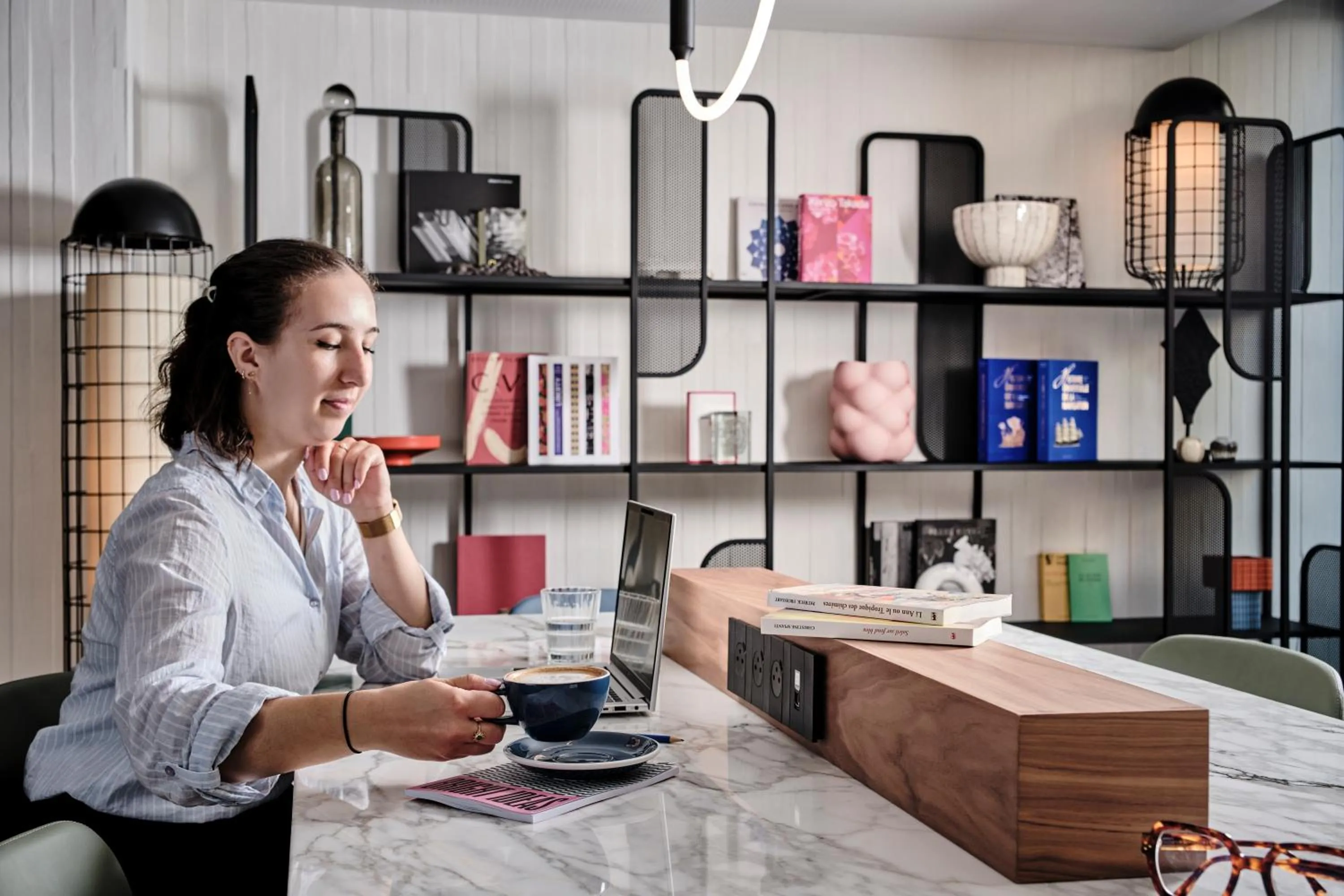 Library in TRIBE Paris Pantin