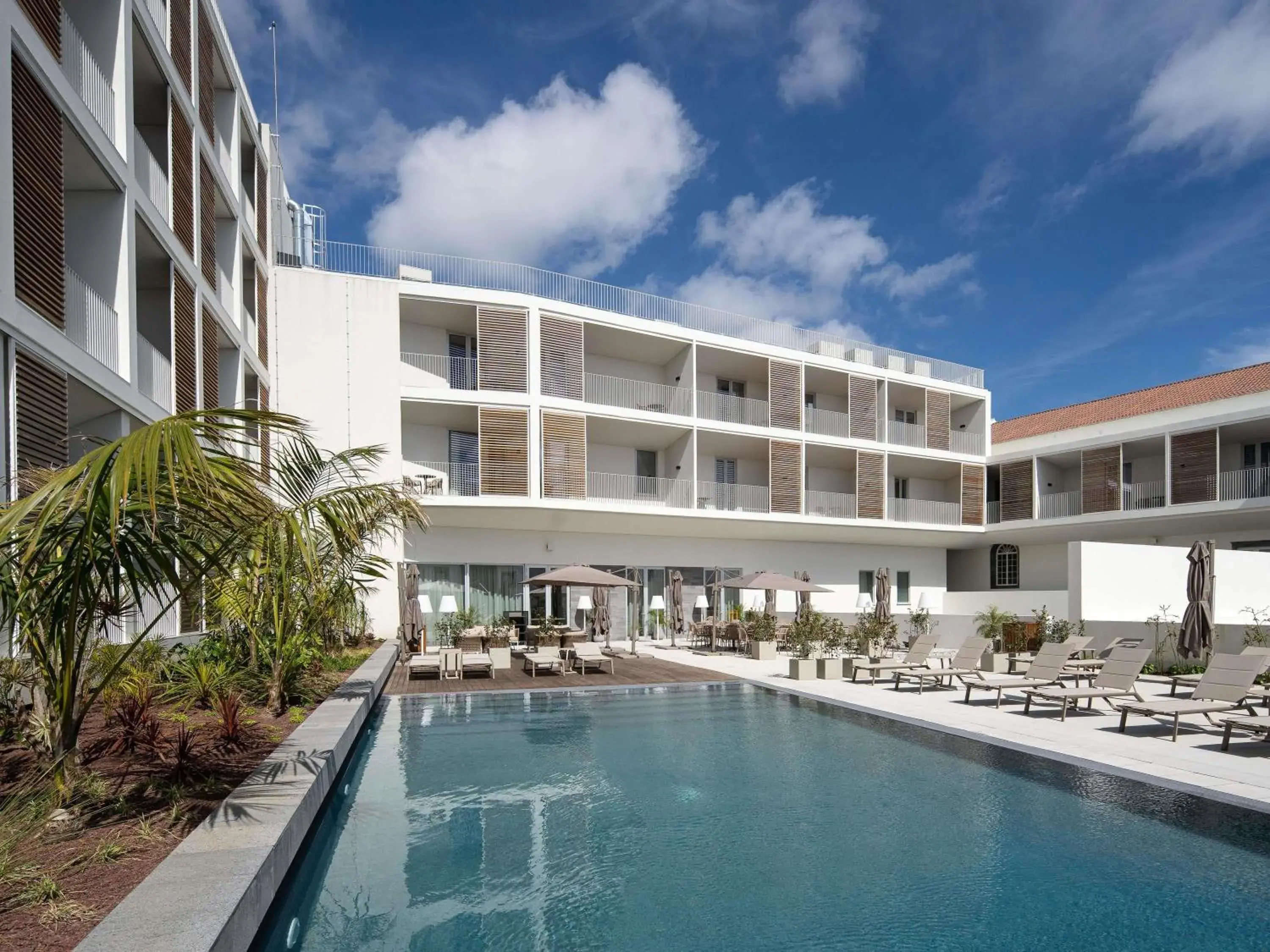 Pool view in Mercure Ponta Delgada Azores Pool view in Mercure Ponta Delgada Azores