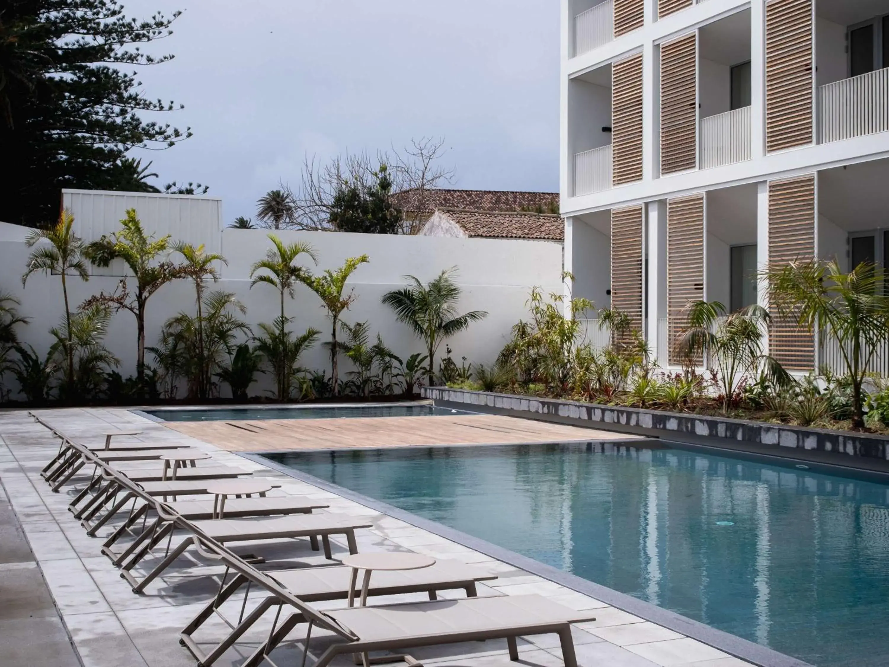 Pool view in Mercure Ponta Delgada Azores Pool view in Mercure Ponta Delgada Azores