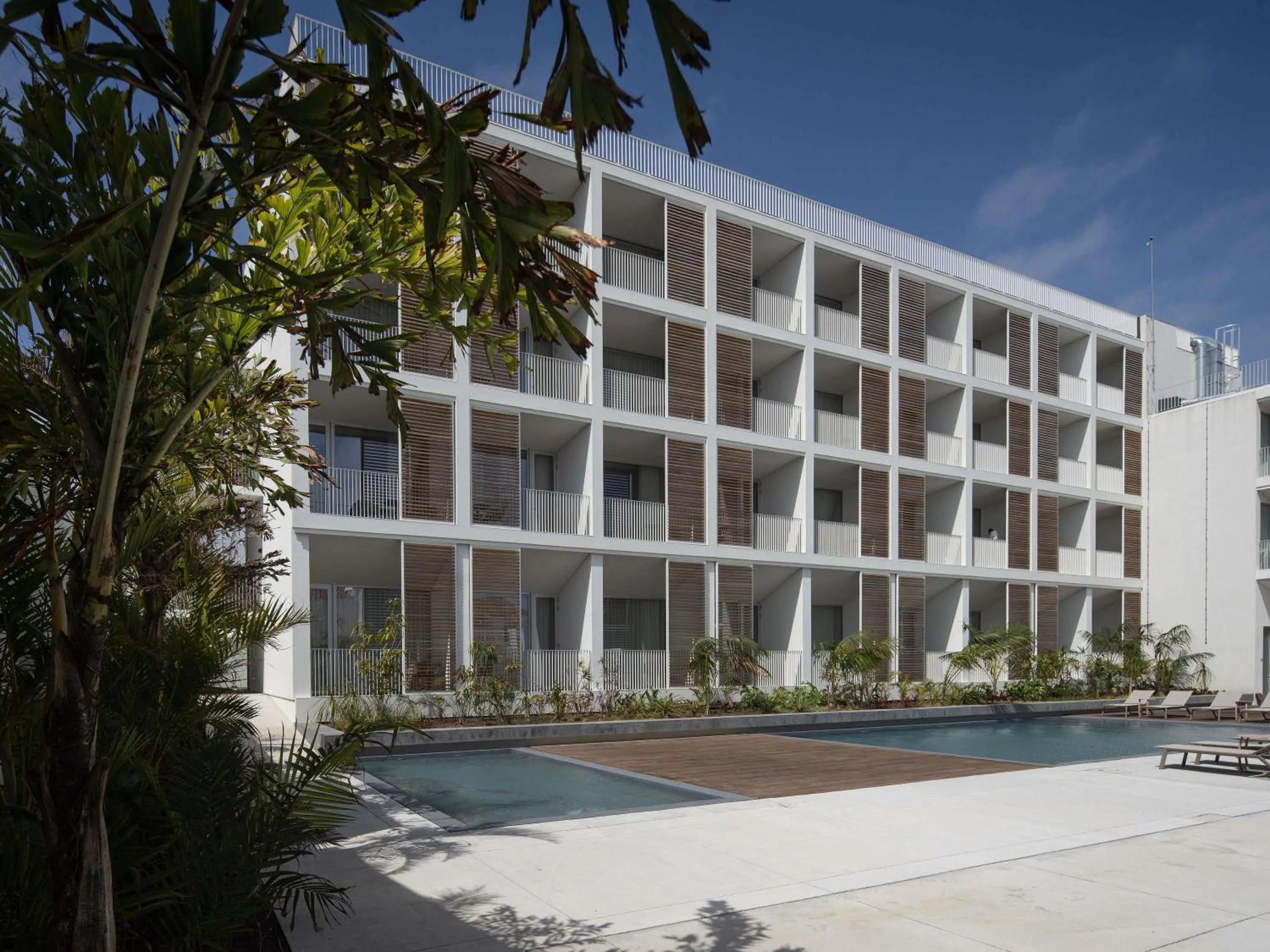 Pool view in Mercure Ponta Delgada Azores