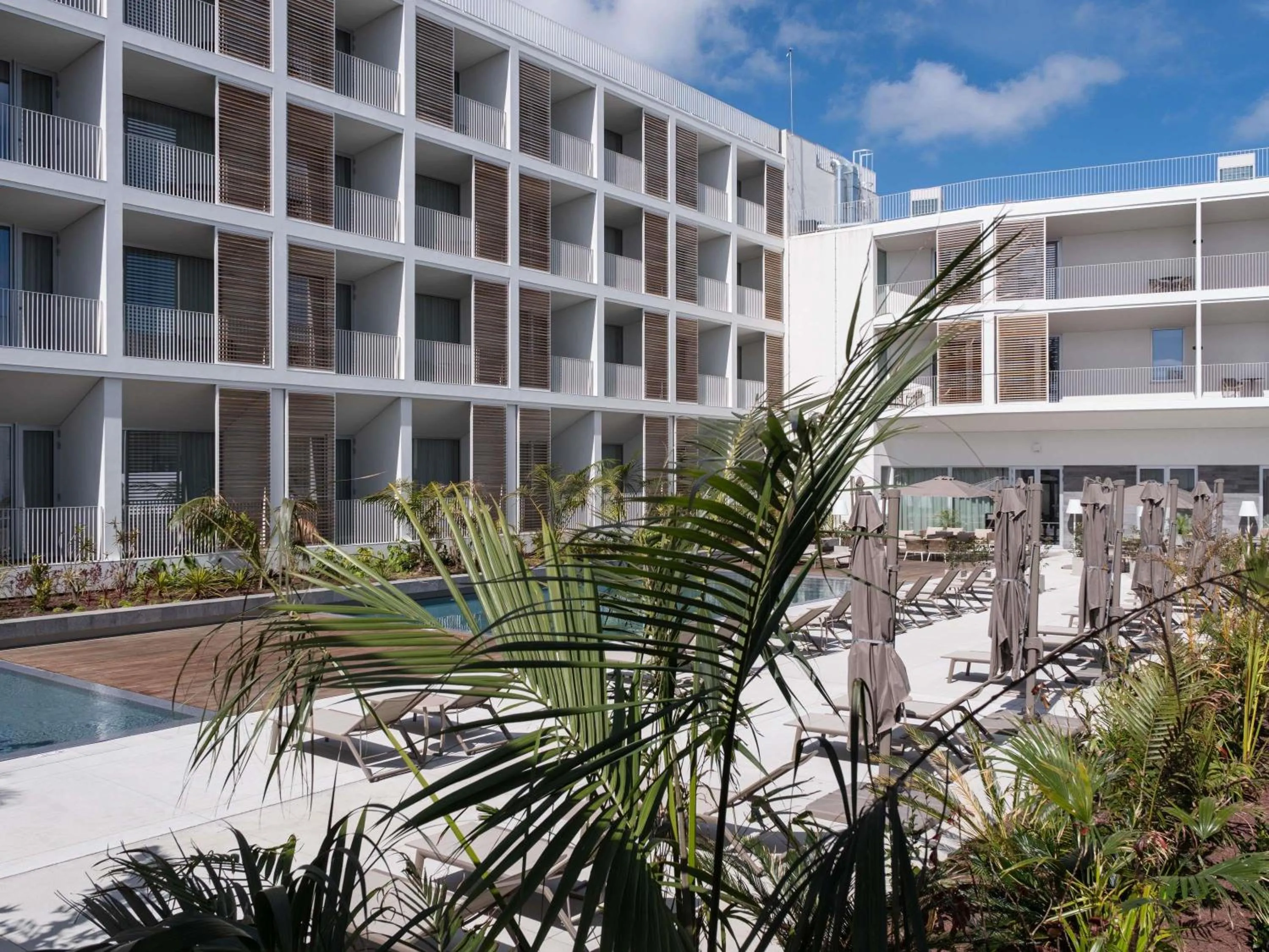 Pool view in Mercure Ponta Delgada Azores
