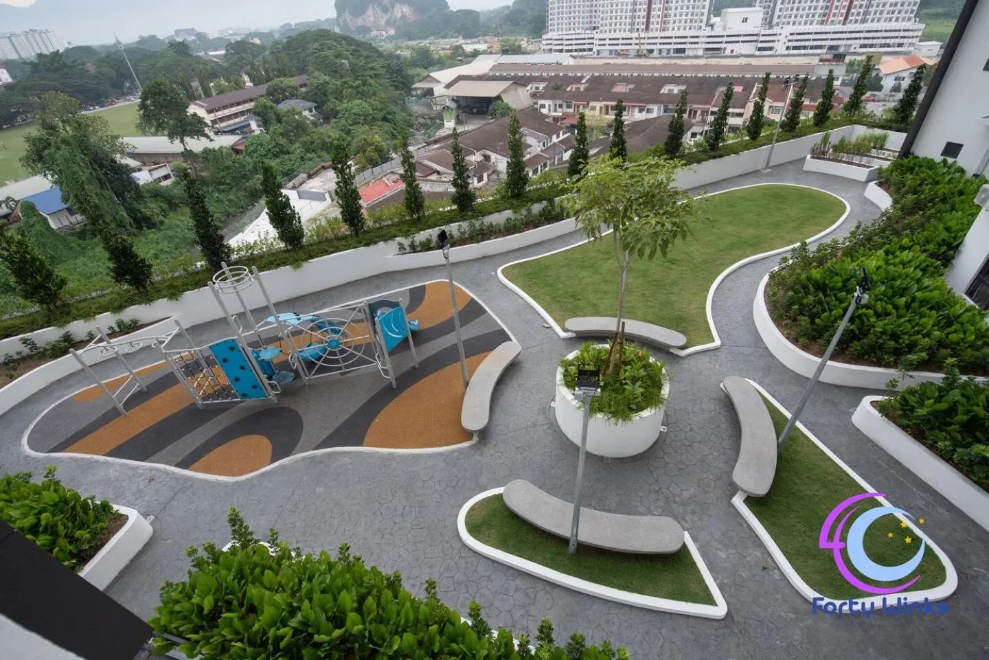 Garden in The Horizon Ipoh by 40 Winks