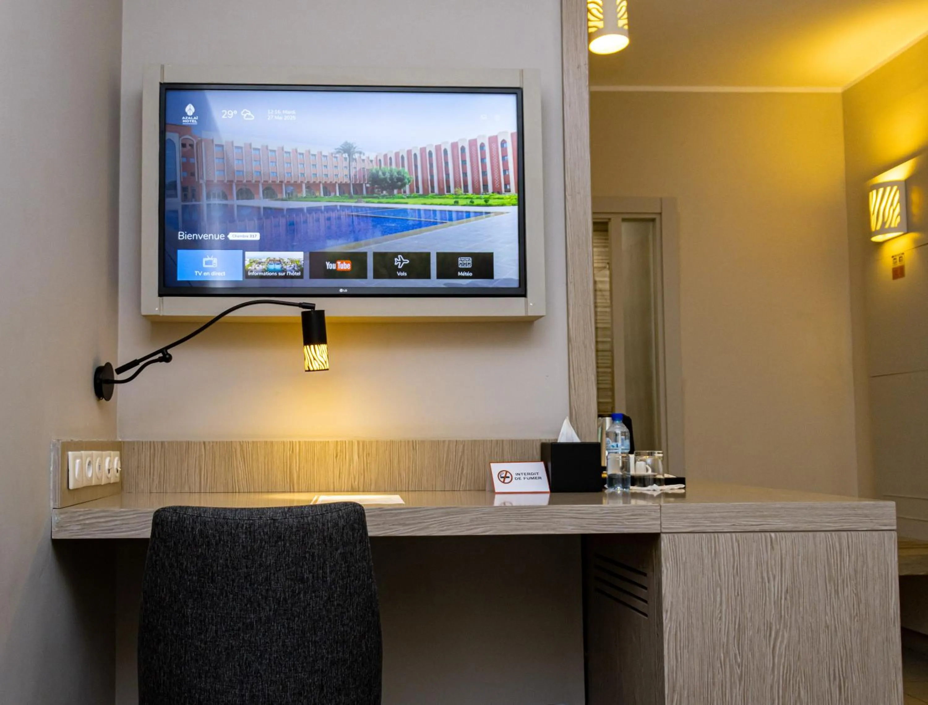 TV and multimedia in Azalaï Hôtel Ouagadougou