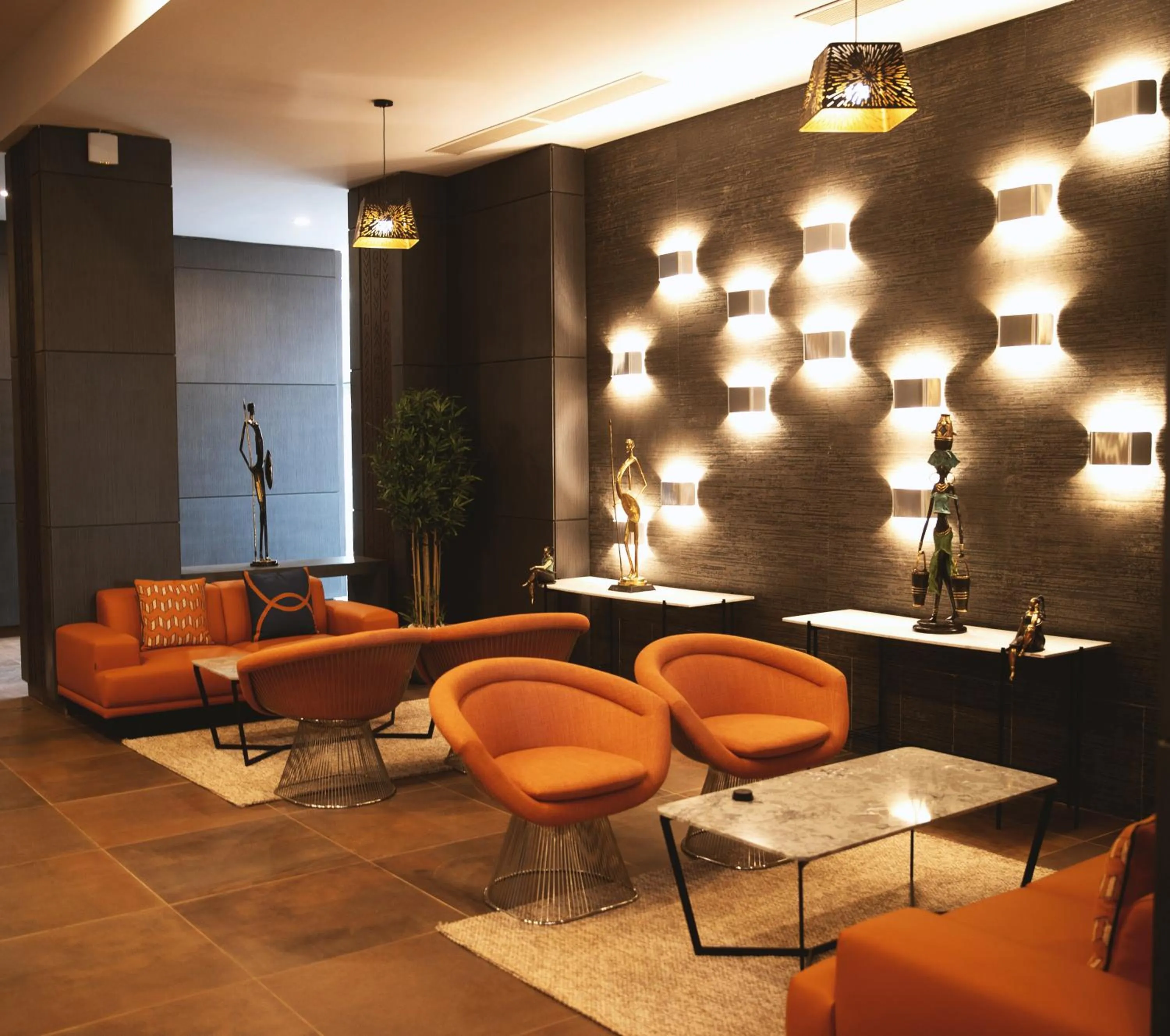 Living room in Azalaï Hôtel Ouagadougou