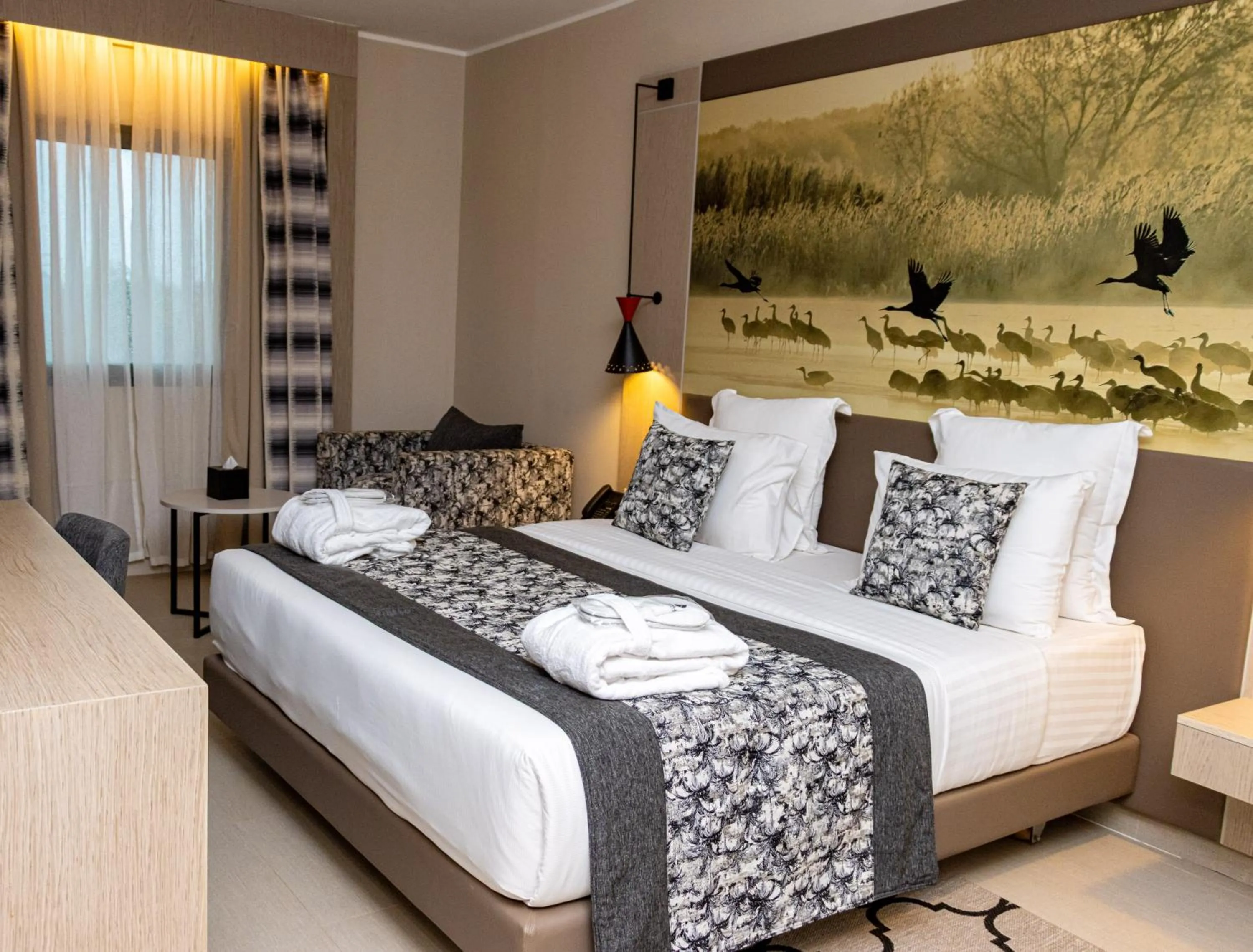 Bed in Azalaï Hôtel Ouagadougou