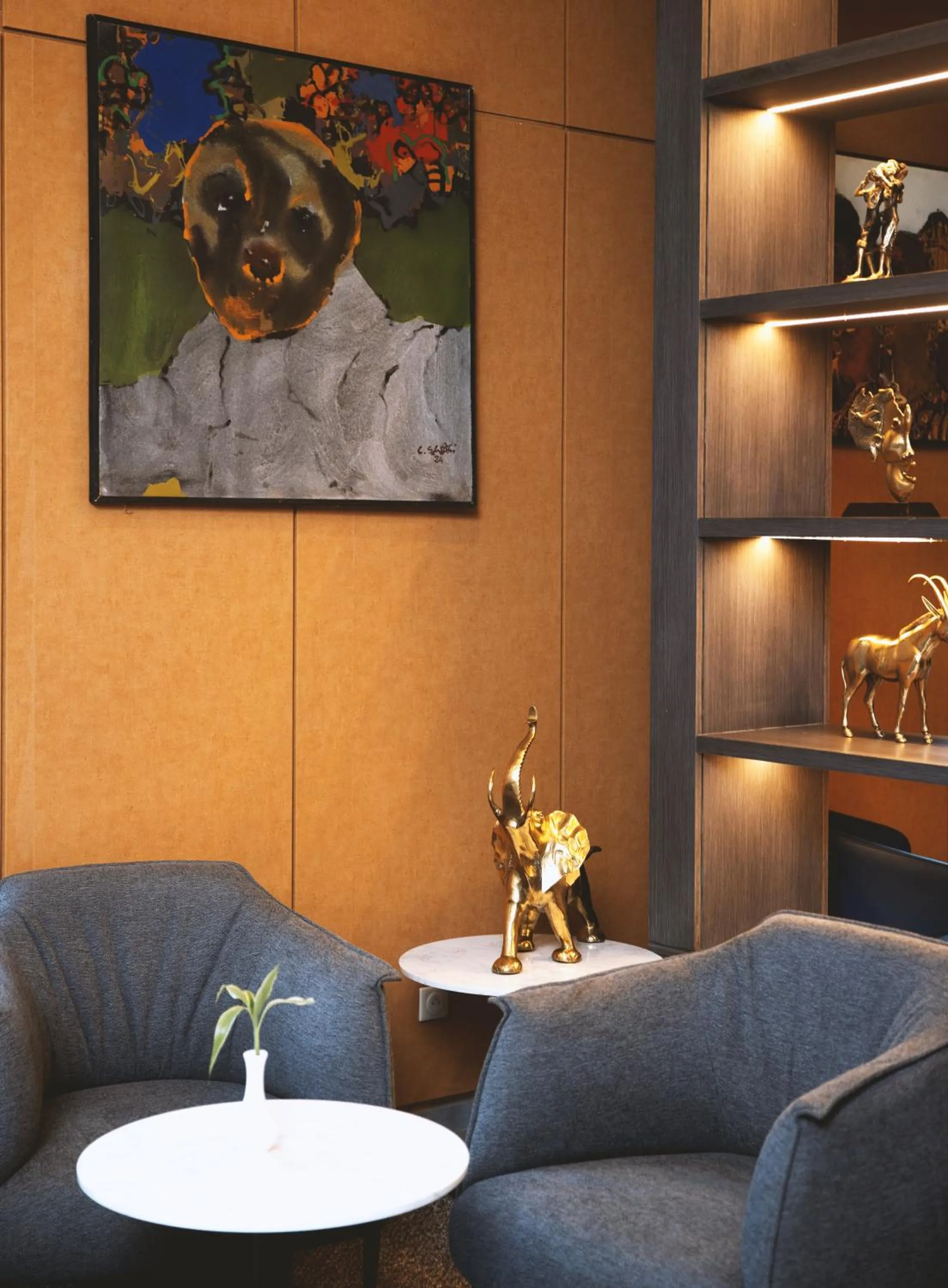 Lounge or bar in Azalaï Hôtel Ouagadougou