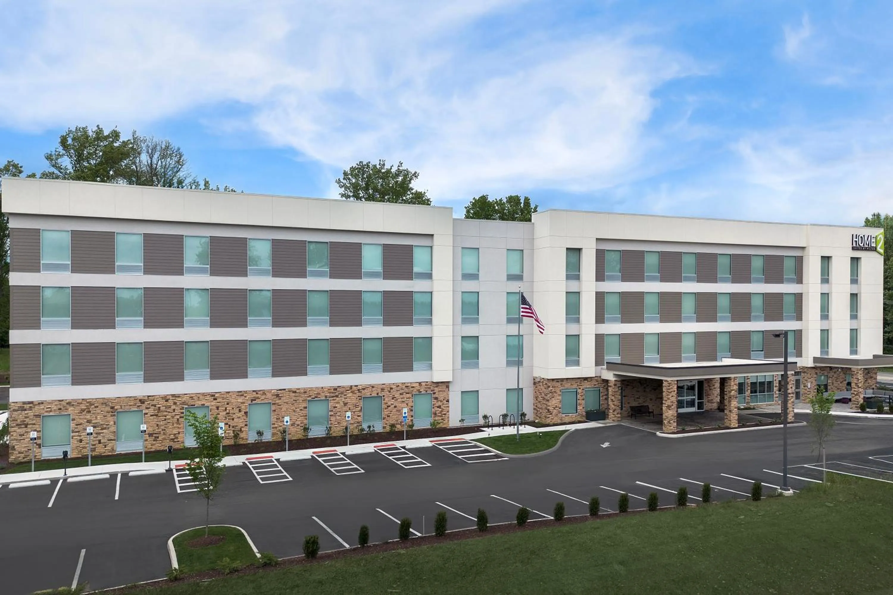 Property building in Home2 Suites By Hilton Columbus Easton