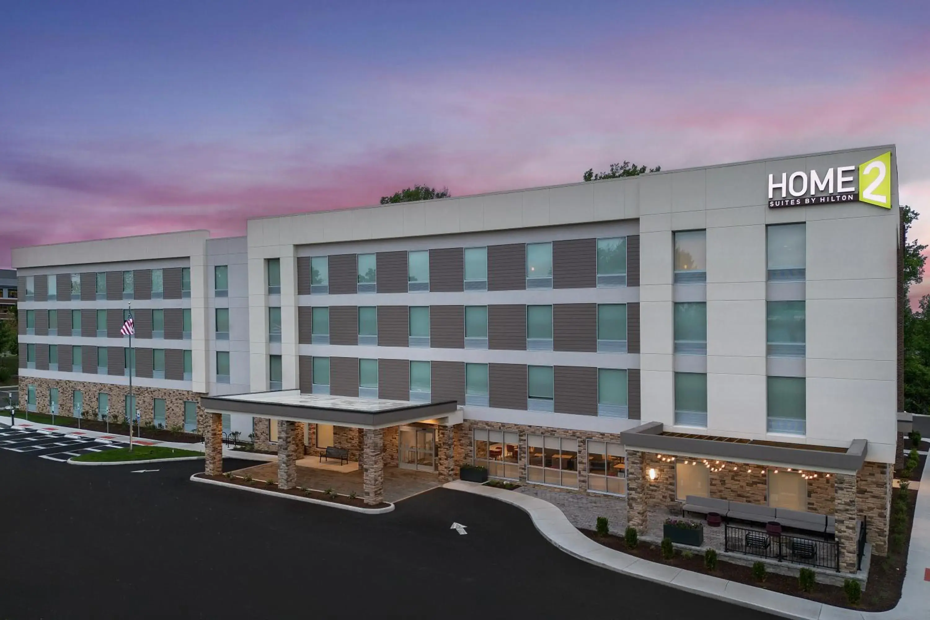 Property building in Home2 Suites By Hilton Columbus Easton Property building in Home2 Suites By Hilton Columbus Easton