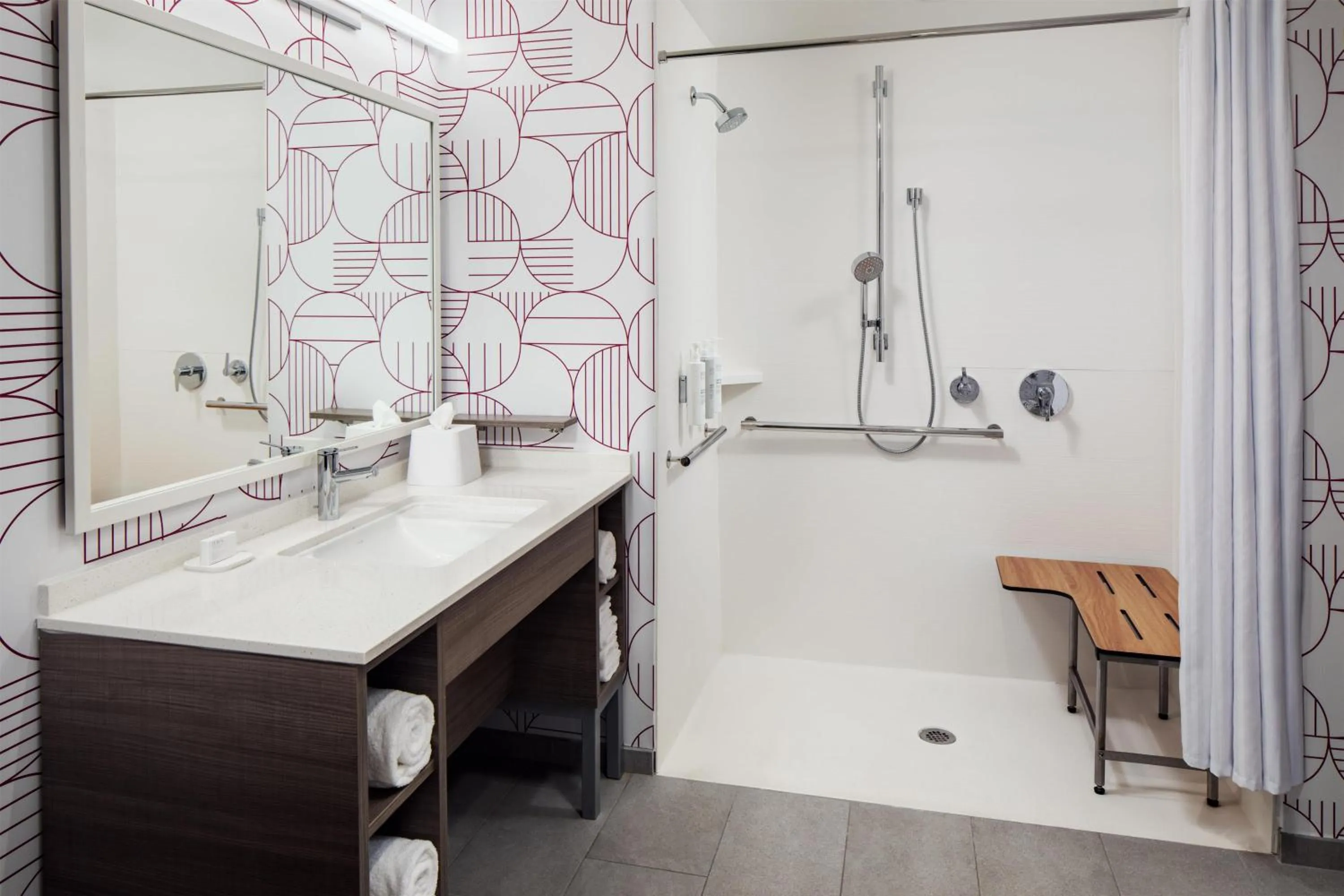 Bathroom in Home2 Suites By Hilton Memphis Downtown