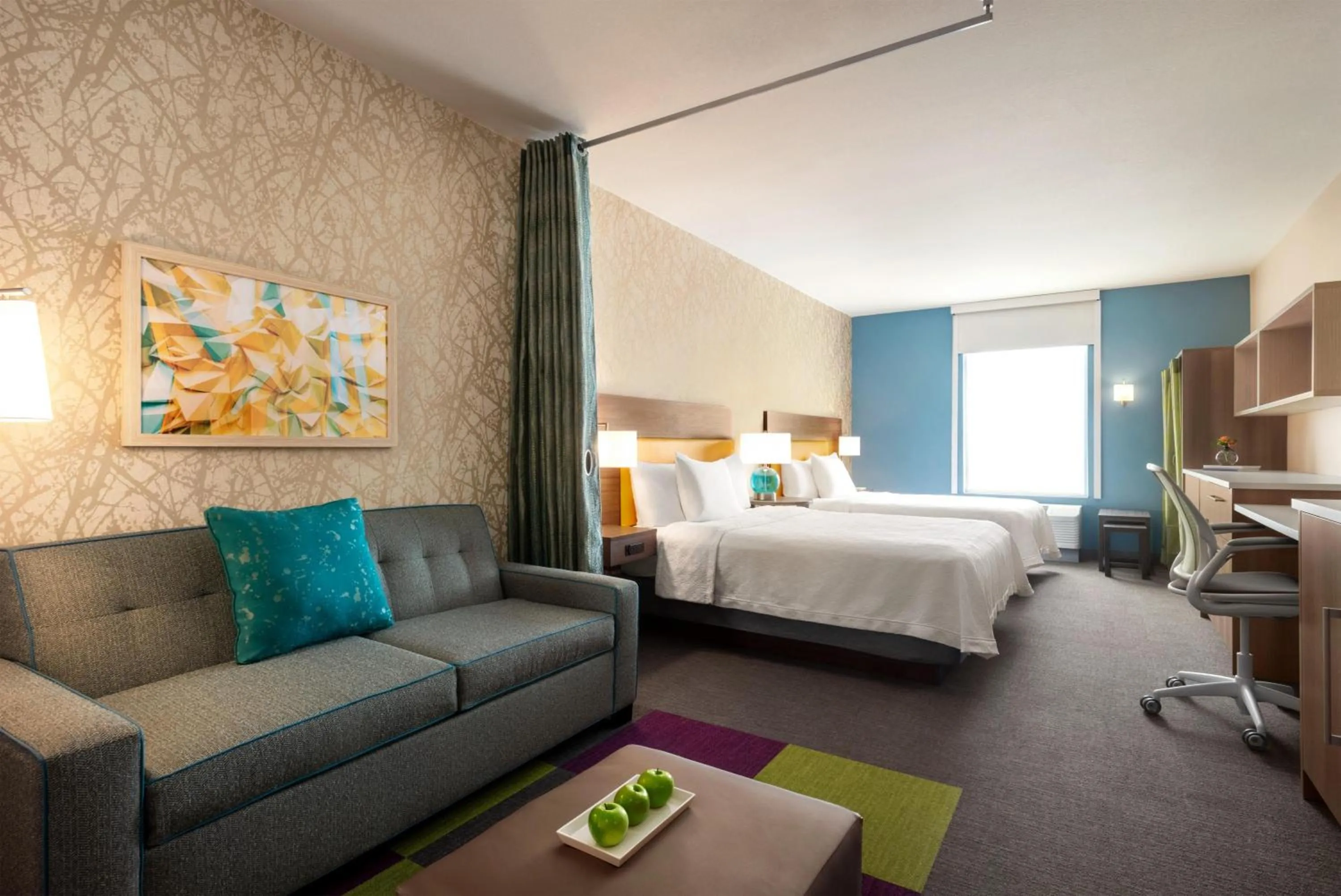 Bedroom, Bed in Home2 Suites By Hilton Memphis Downtown