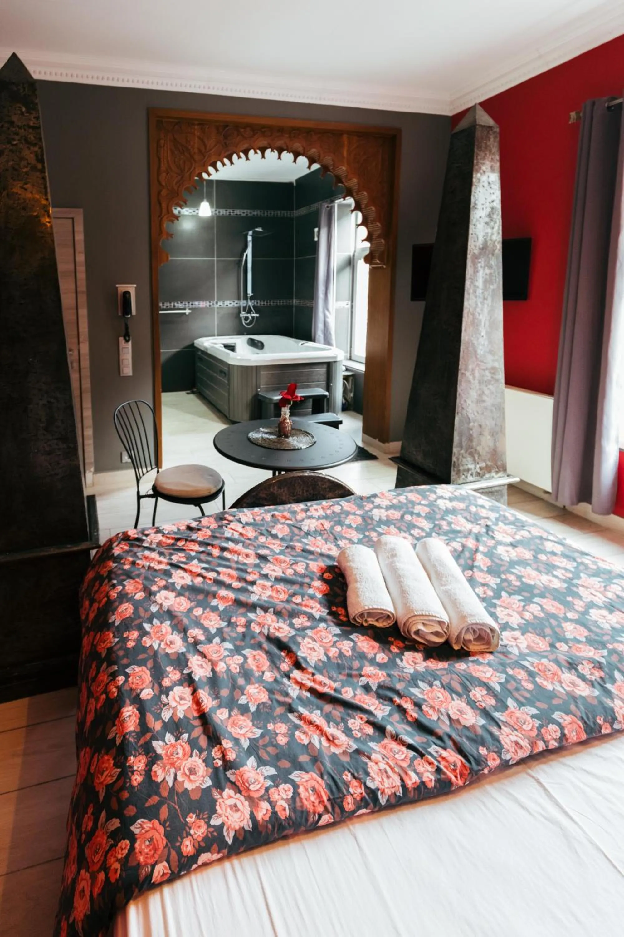 Bed in Hotel Riad Nour