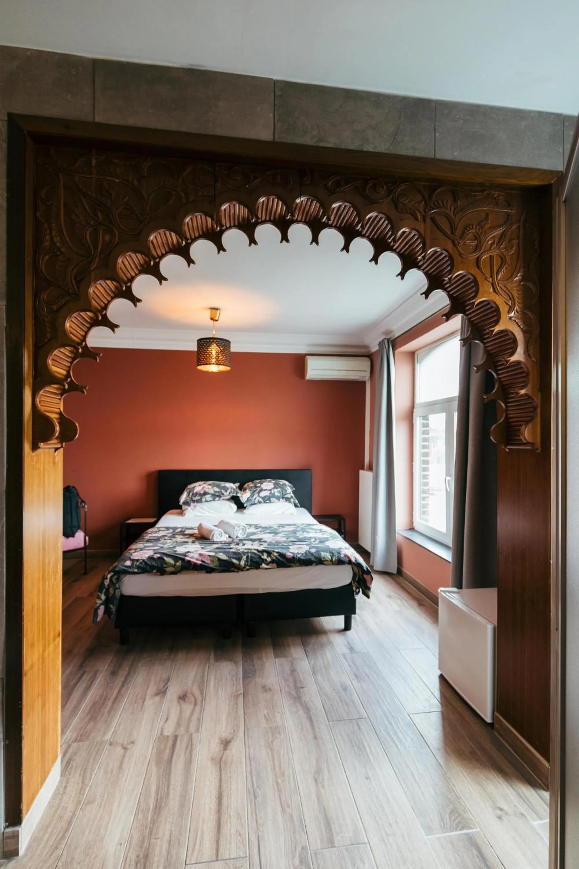 Bed in Hotel Riad Nour