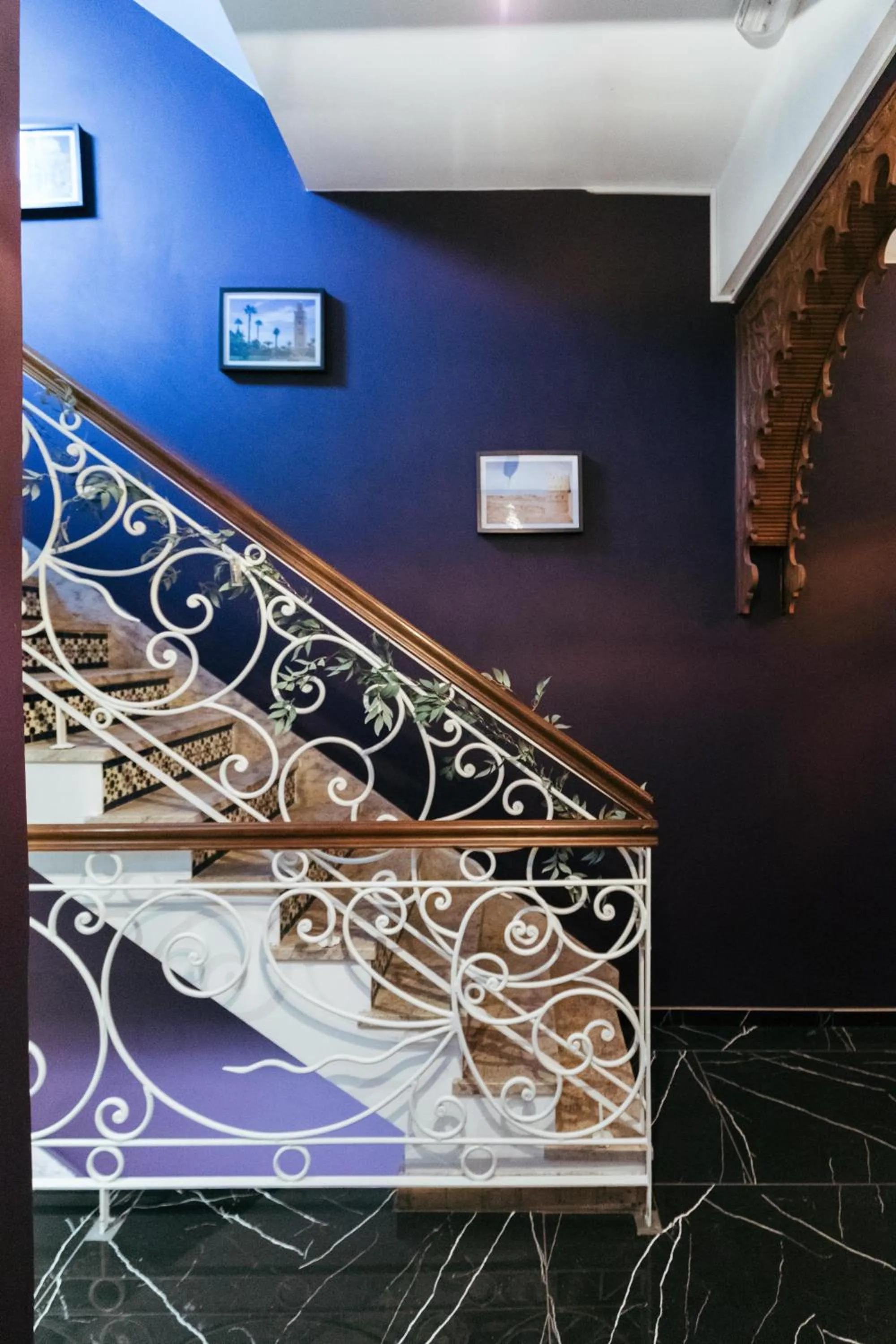 Decorative detail in Hotel Riad Nour