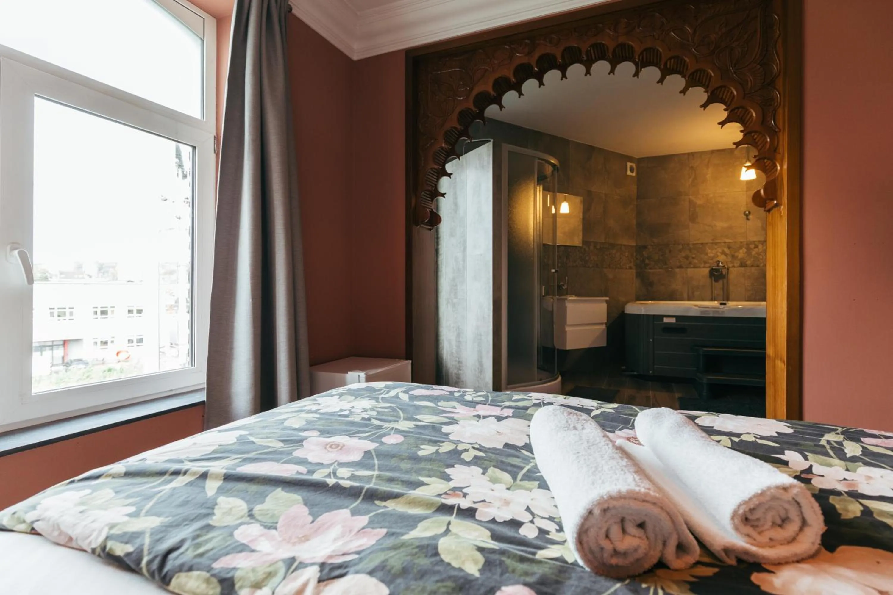 Bed in Hotel Riad Nour