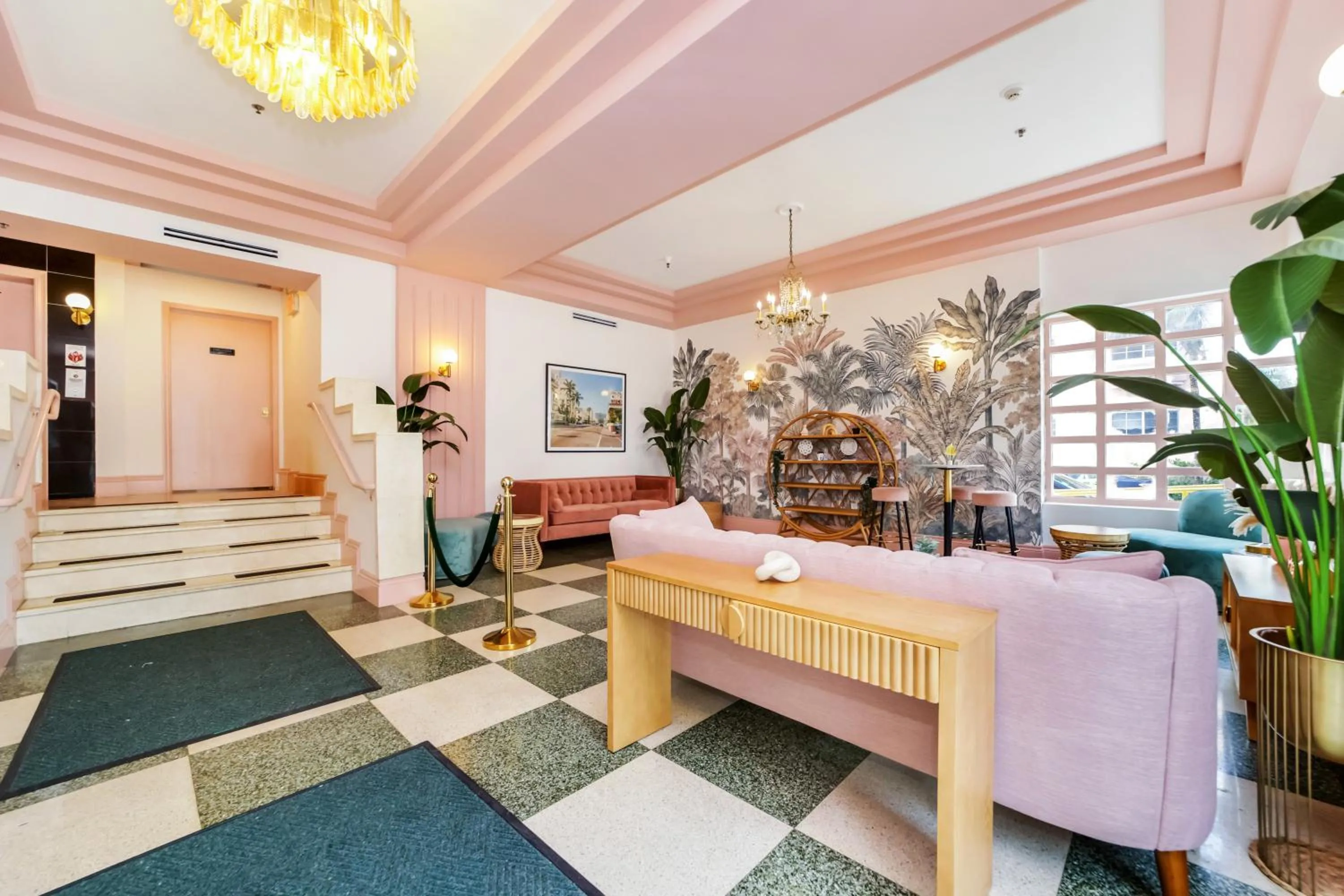 Seating area in Ocean Spray Hotel