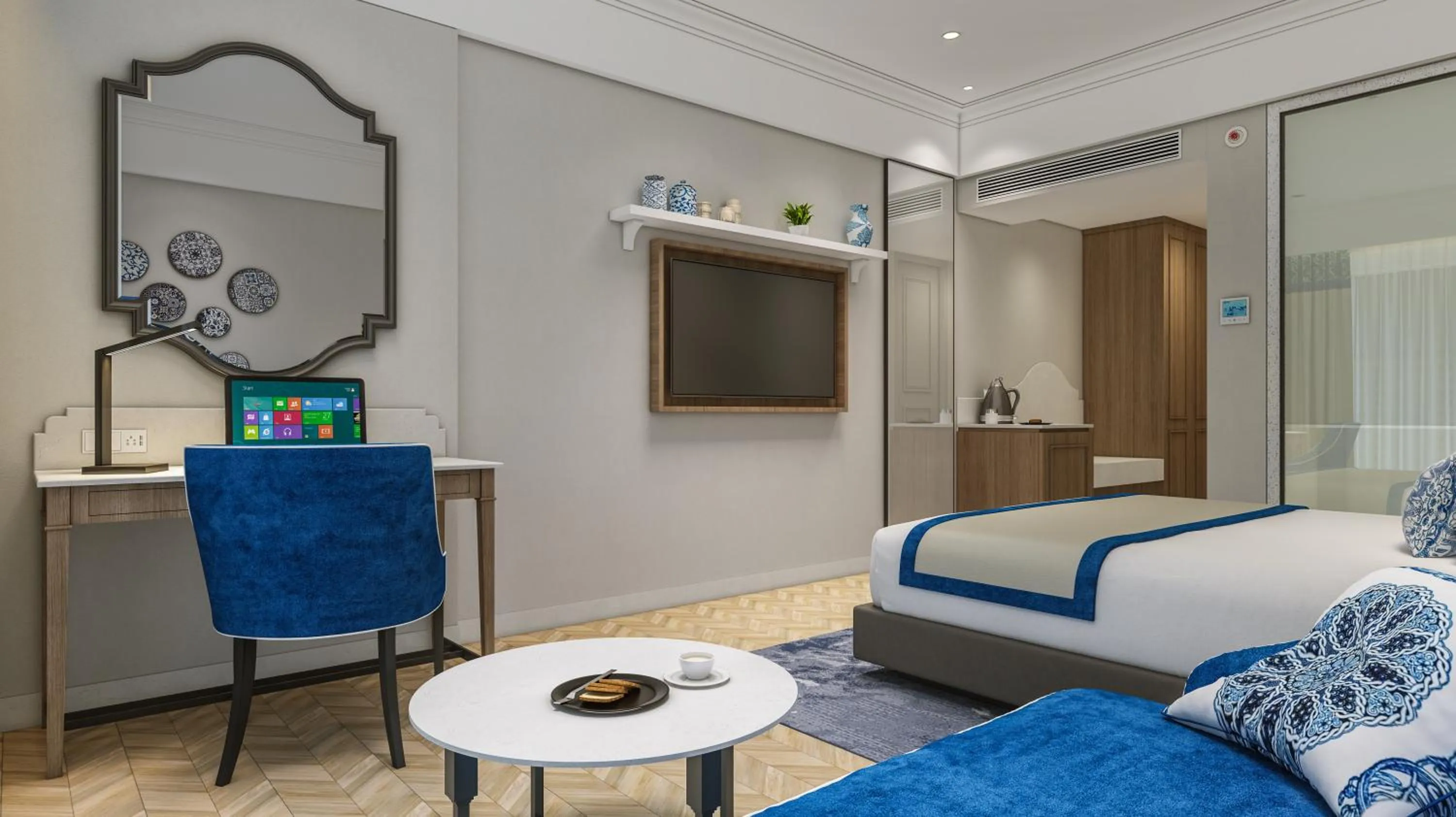 Bed in Meritas Auberge Calangute Goa