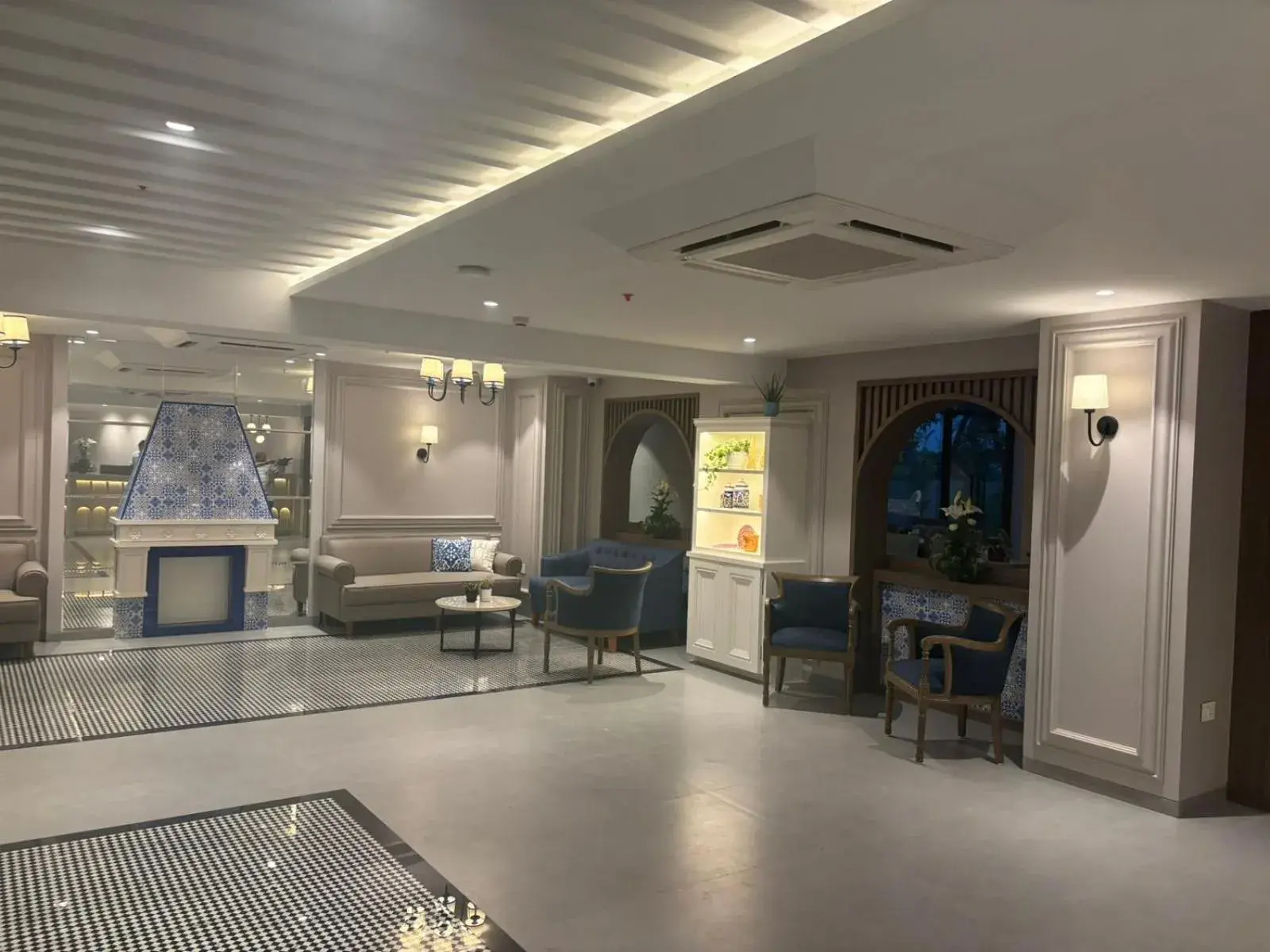 Lobby or reception in Meritas Auberge Calangute Goa Lobby or reception in Meritas Auberge Calangute Goa