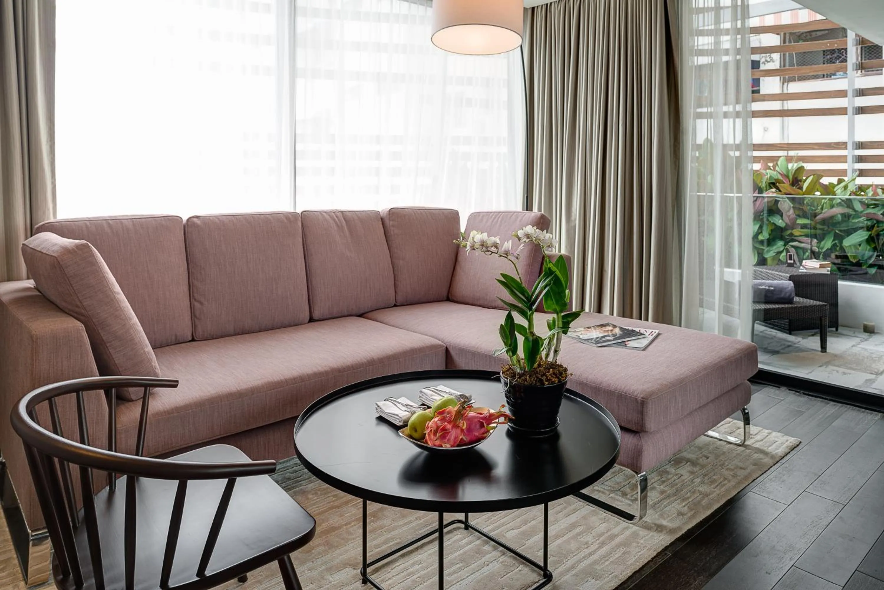 Living room in AMANOR Hotel Chiang Mai