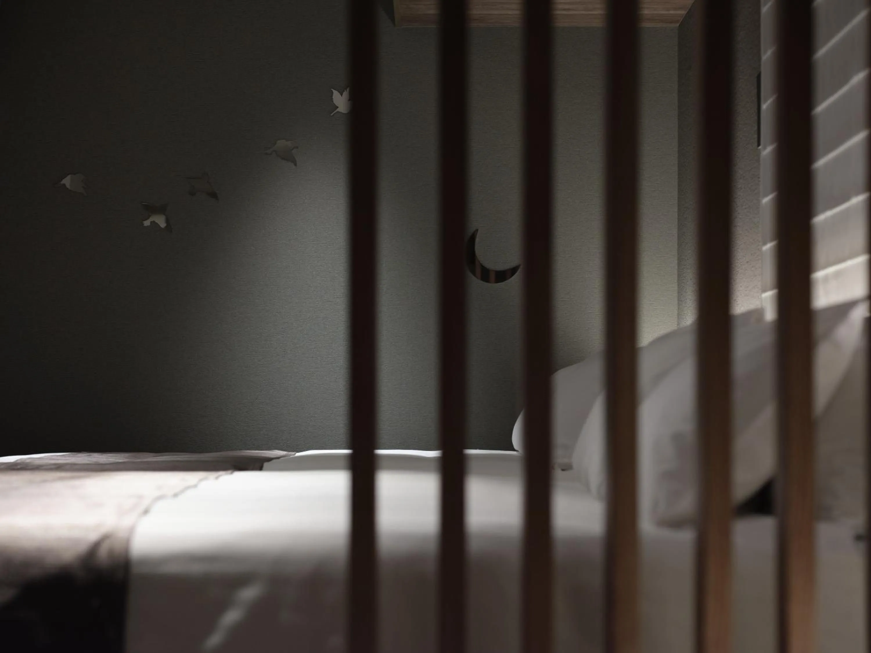 Bed in MONday Apart Premium Kyoto Sta Kamogawa