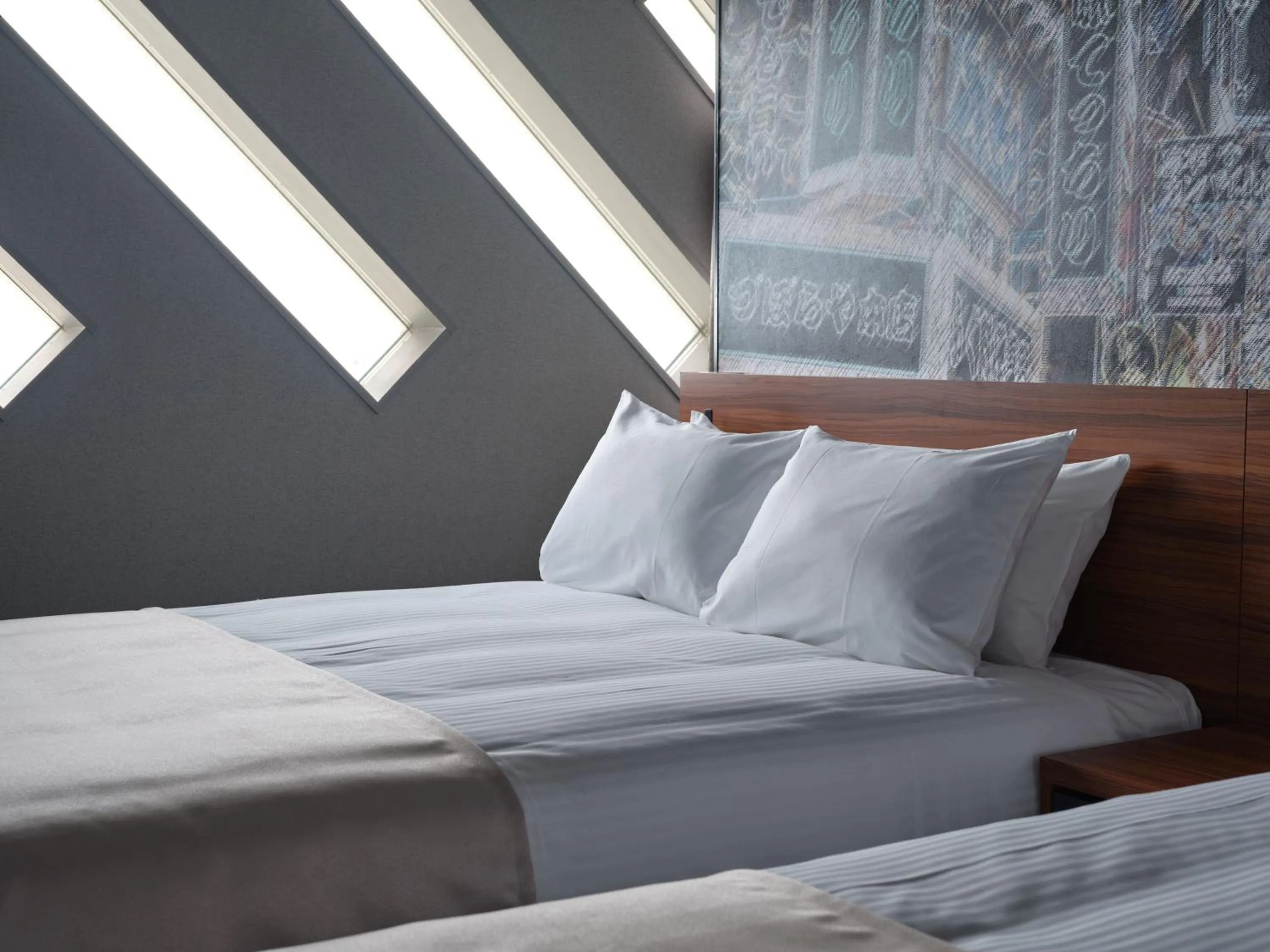 Bed in MONday Apart Premium OSAKA NAMBA WEST