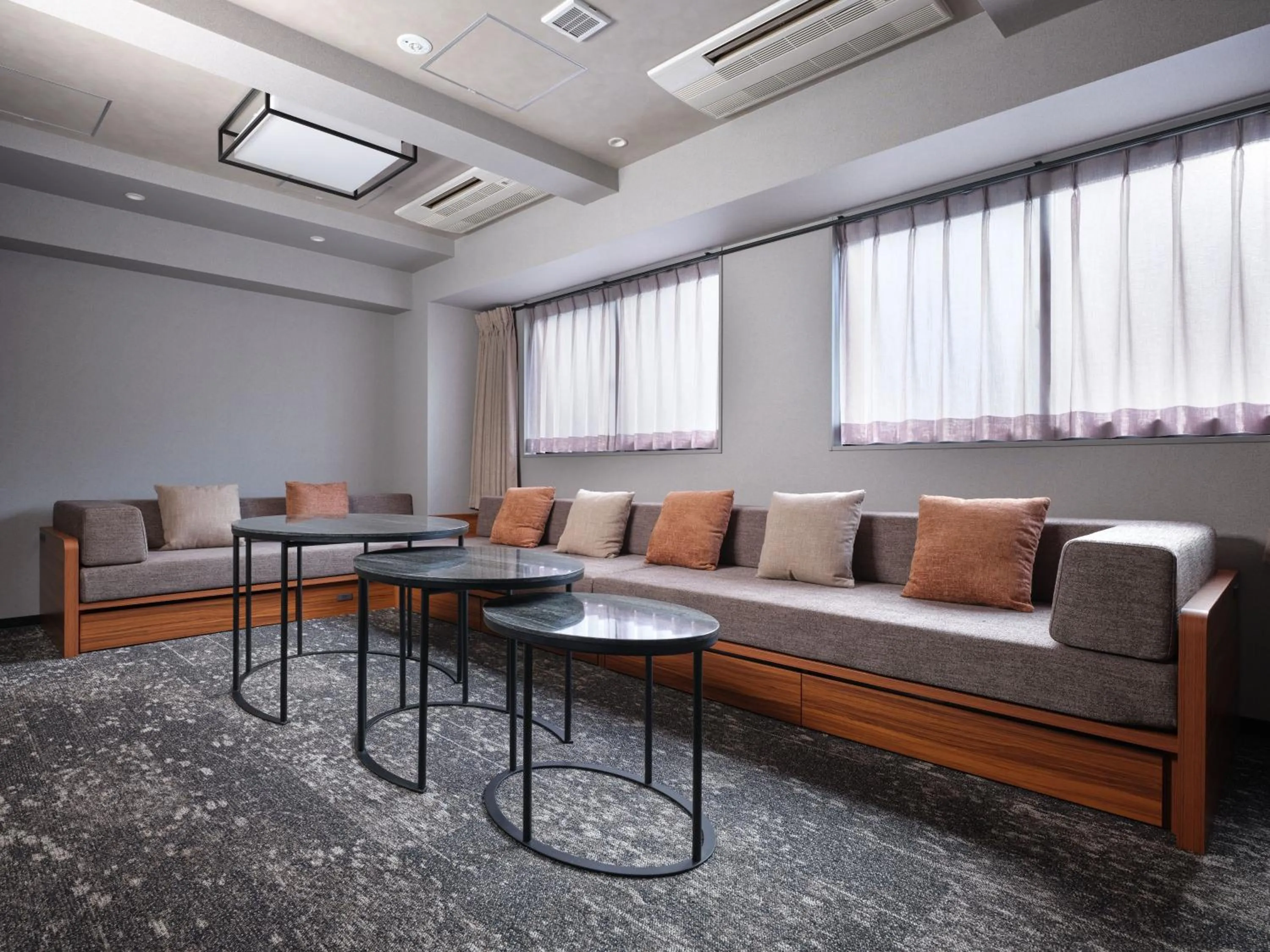 Living room in MONday Apart Premium OSAKA NAMBA WEST