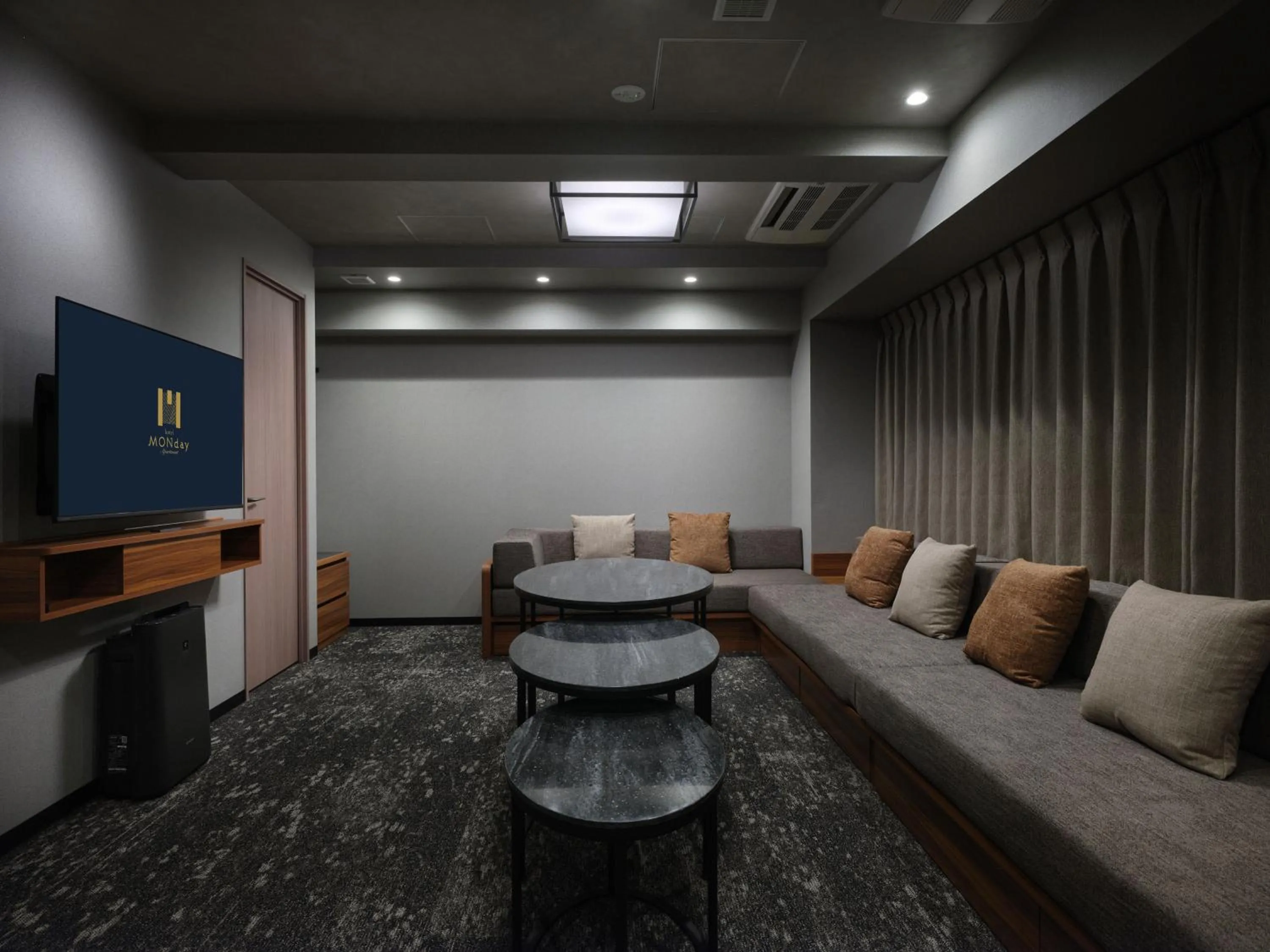 Living room in MONday Apart Premium OSAKA NAMBA WEST