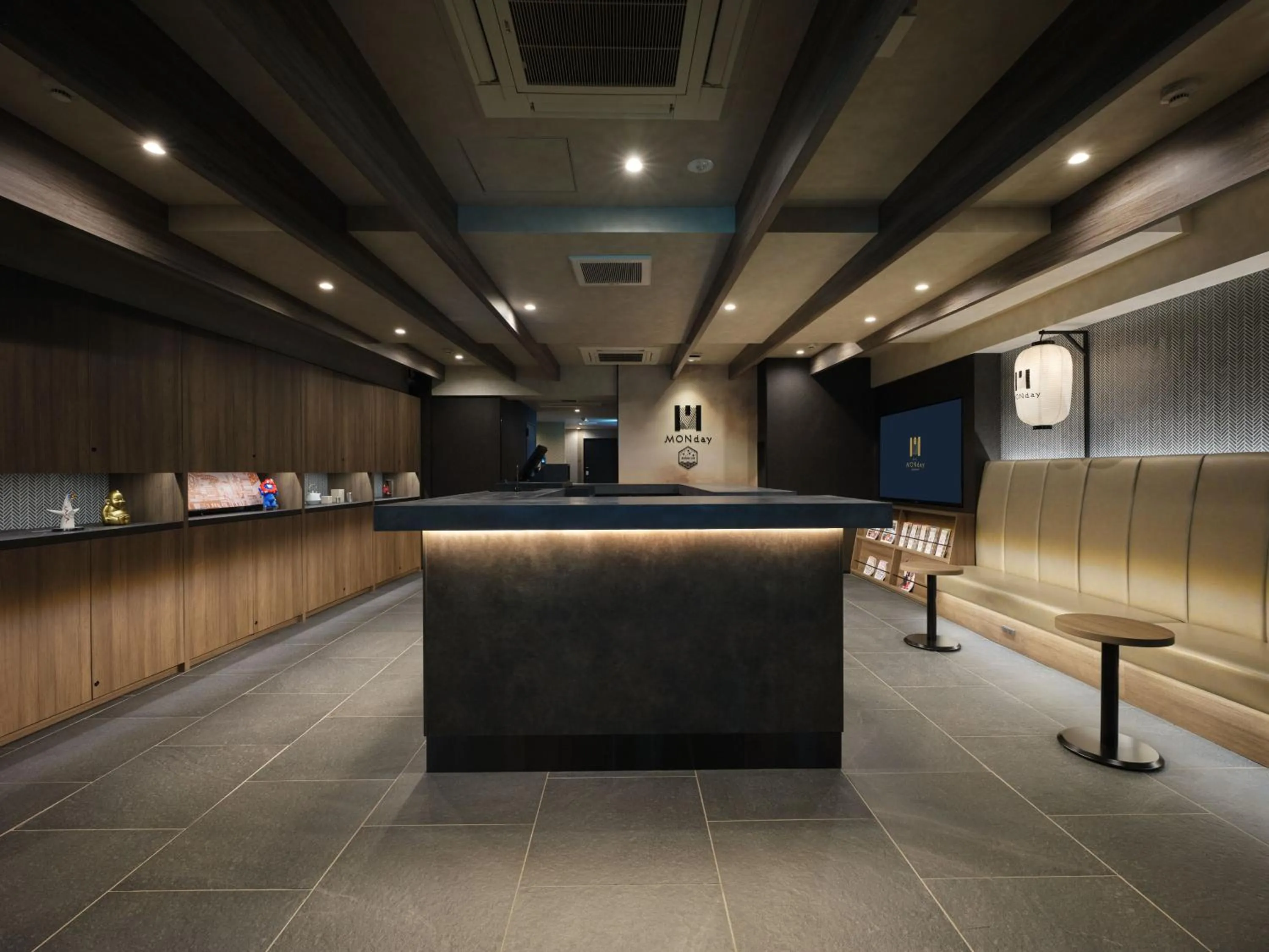 Lobby or reception in MONday Apart Premium OSAKA NAMBA WEST